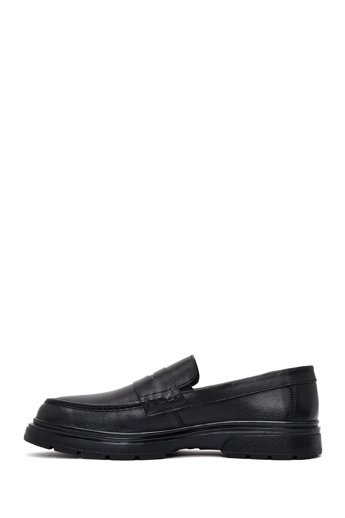 Erkek Siyah Deri Loafer - Image 3