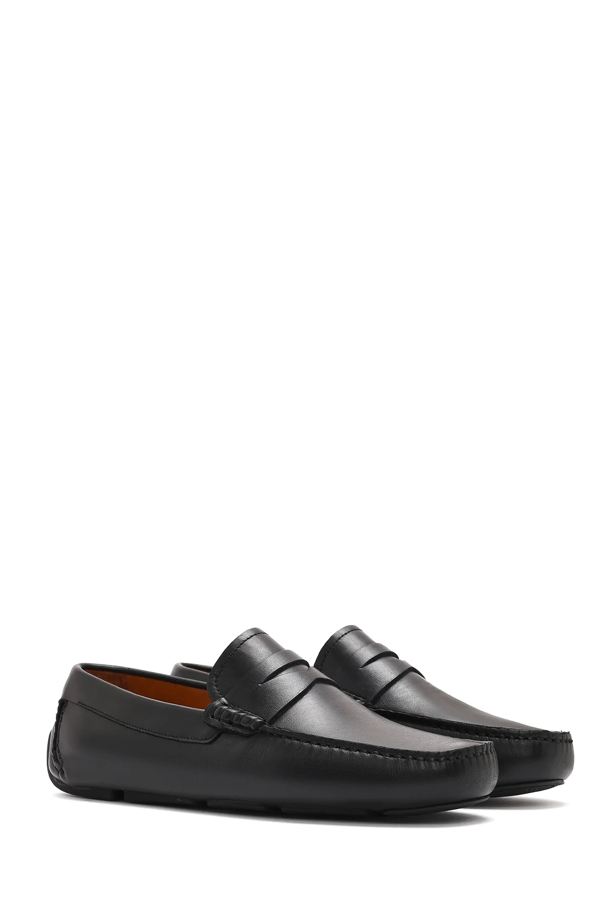 Erkek Siyah Casual Deri Loafer - Image 2