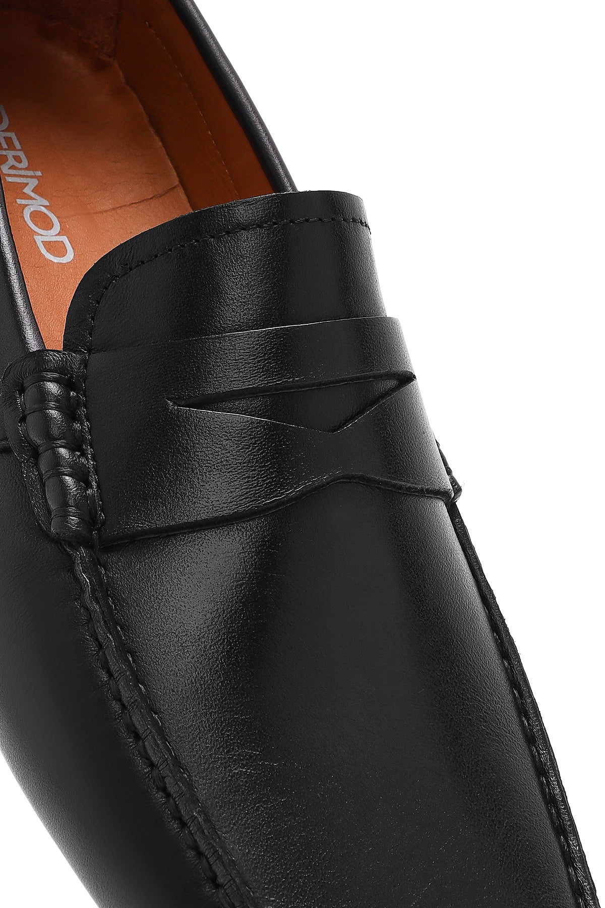 Erkek Siyah Casual Deri Loafer - Image 9