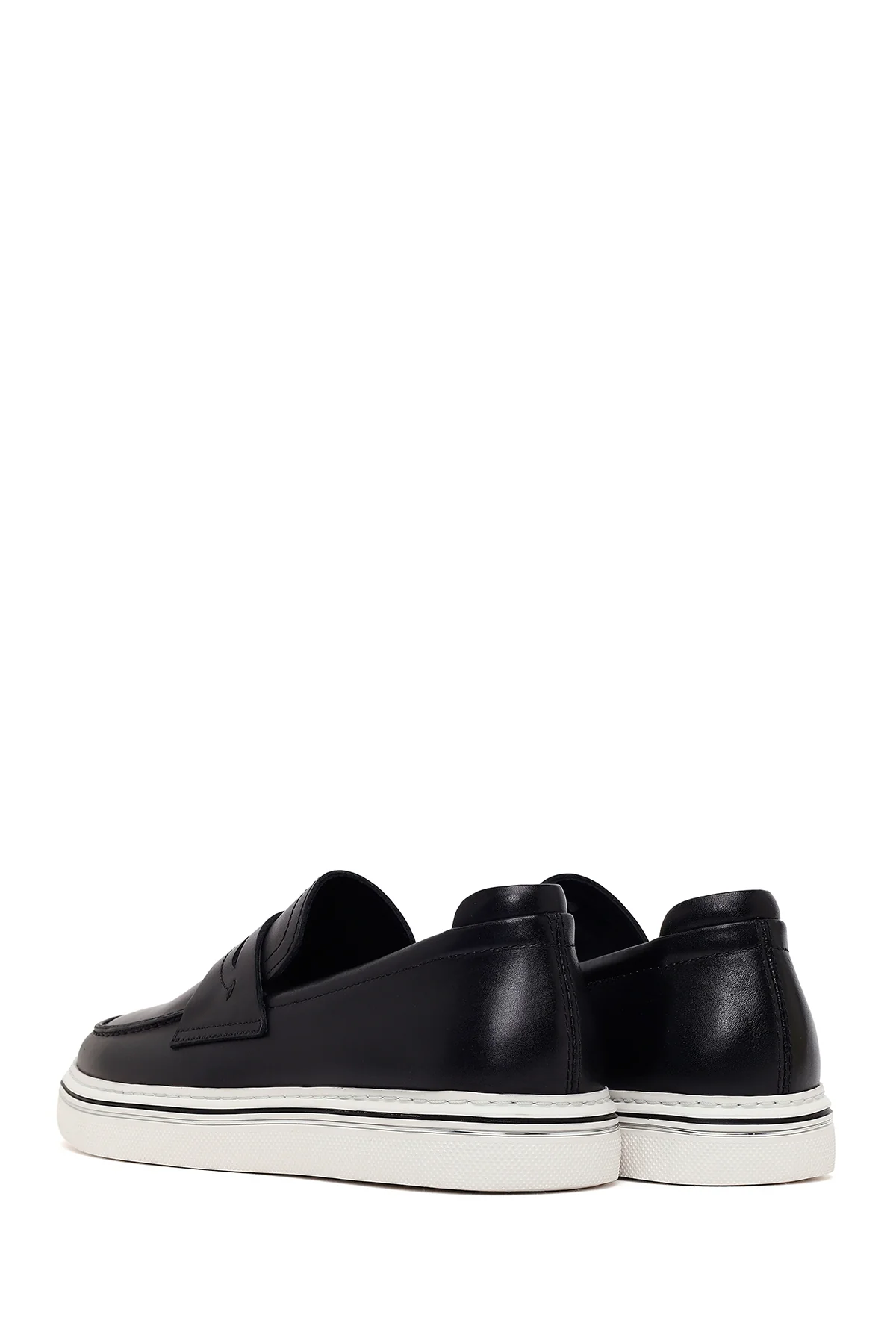 Erkek Siyah Deri Loafer - Image 6