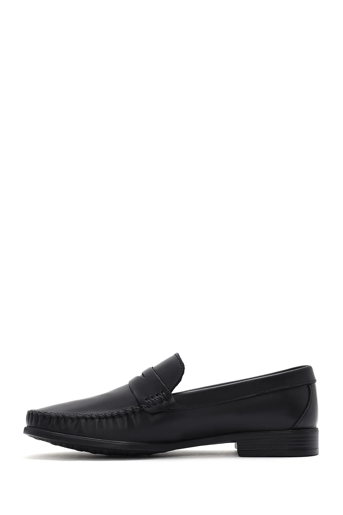 Erkek Siyah Deri Loafer - Image 3