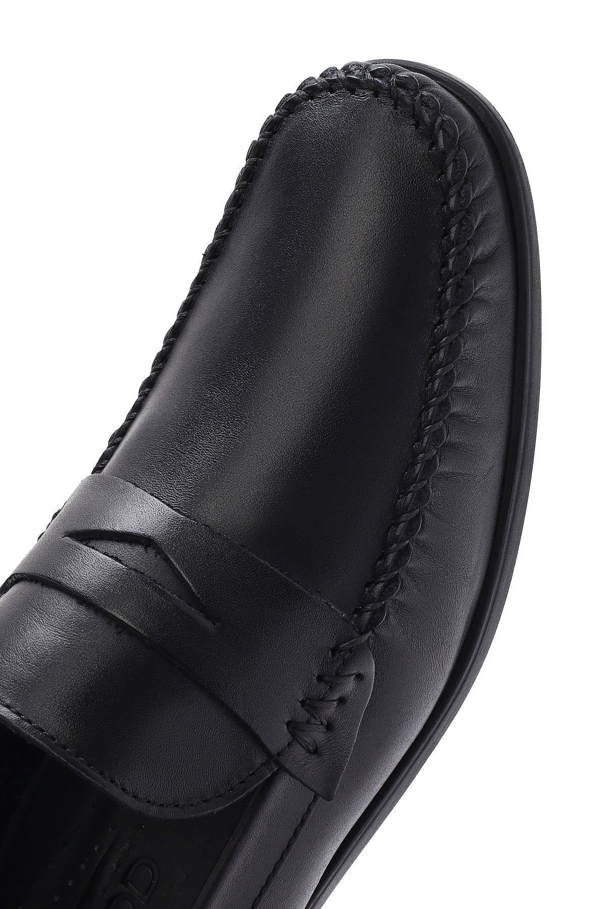 Erkek Siyah Deri Loafer - Image 8