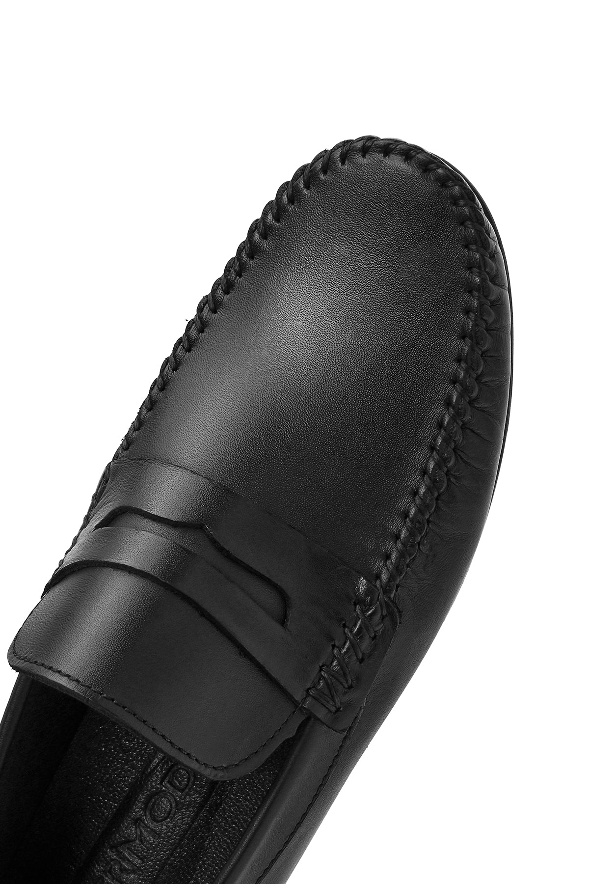Erkek Siyah Deri Loafer - Image 9
