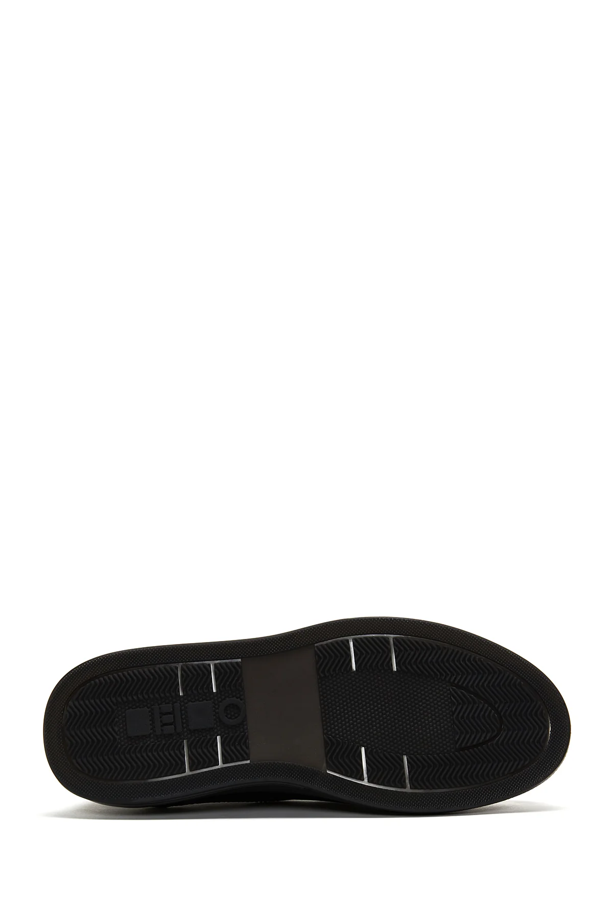Erkek Siyah Deri Sneaker - Image 4