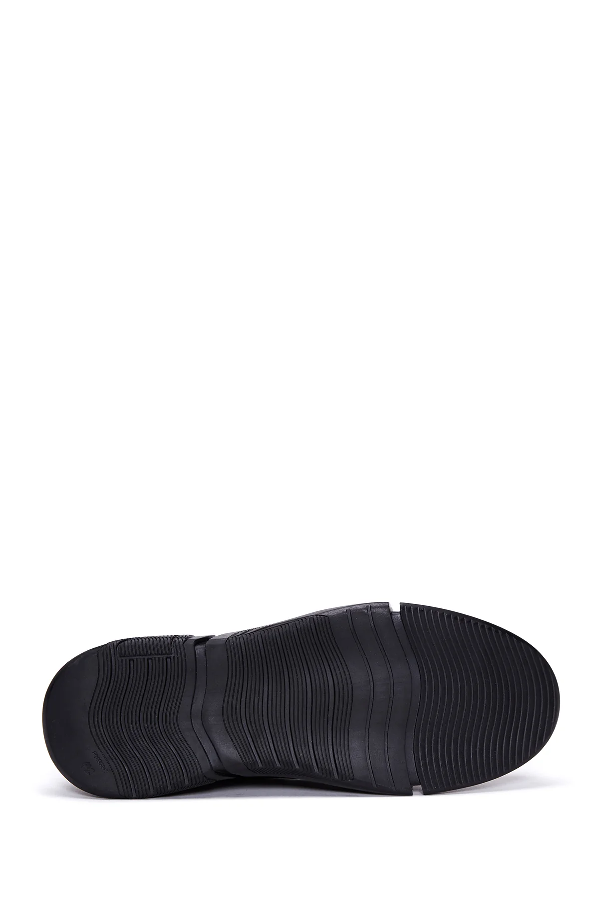 Erkek Siyah Deri Sneaker - Image 4