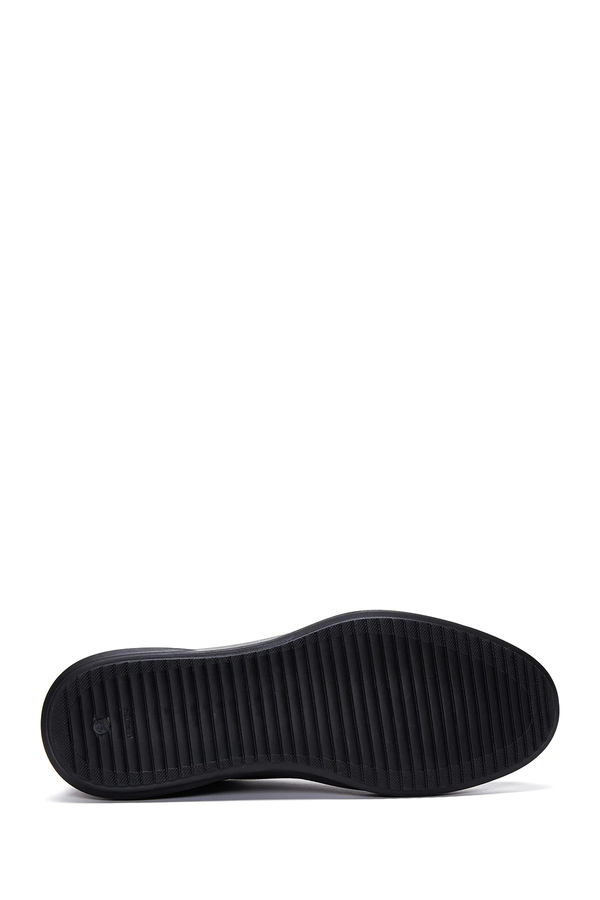 Erkek Siyah Deri Sneaker - Image 4