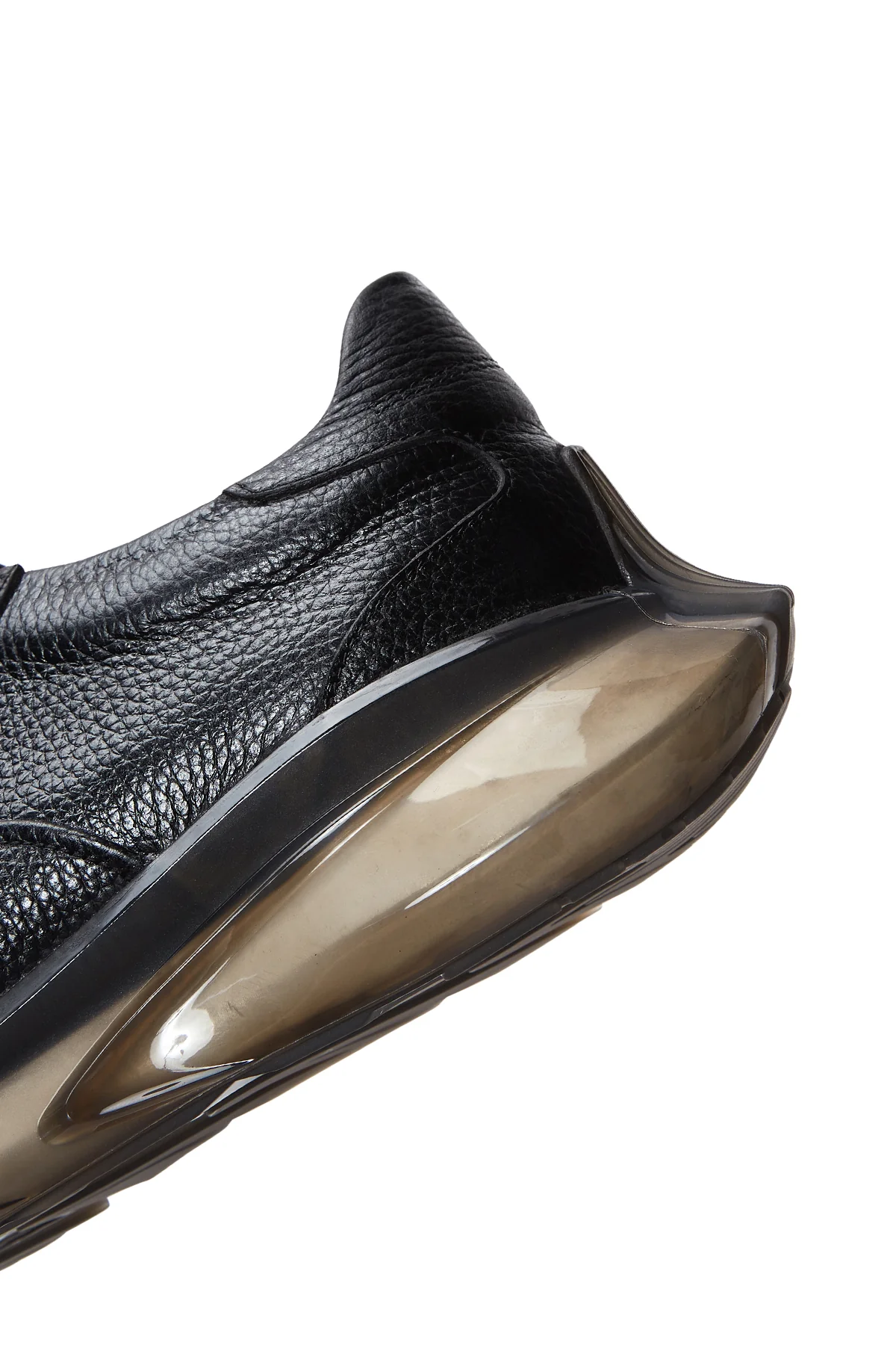 Erkek Siyah Deri Sneaker - Image 8
