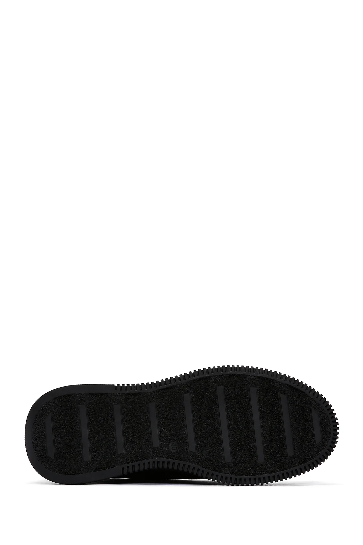 Erkek Siyah Deri Sneaker - Image 4
