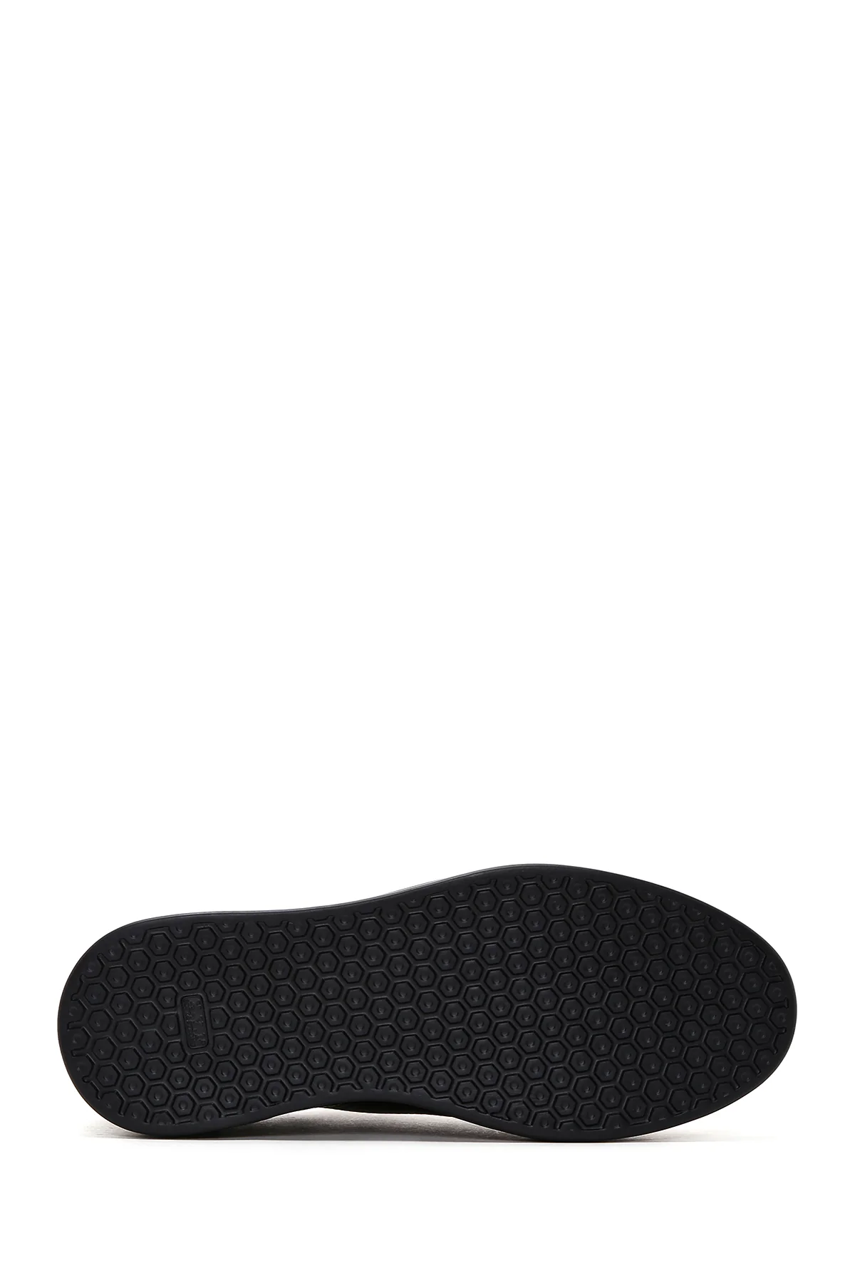 Erkek Siyah Deri Sneaker - Image 4
