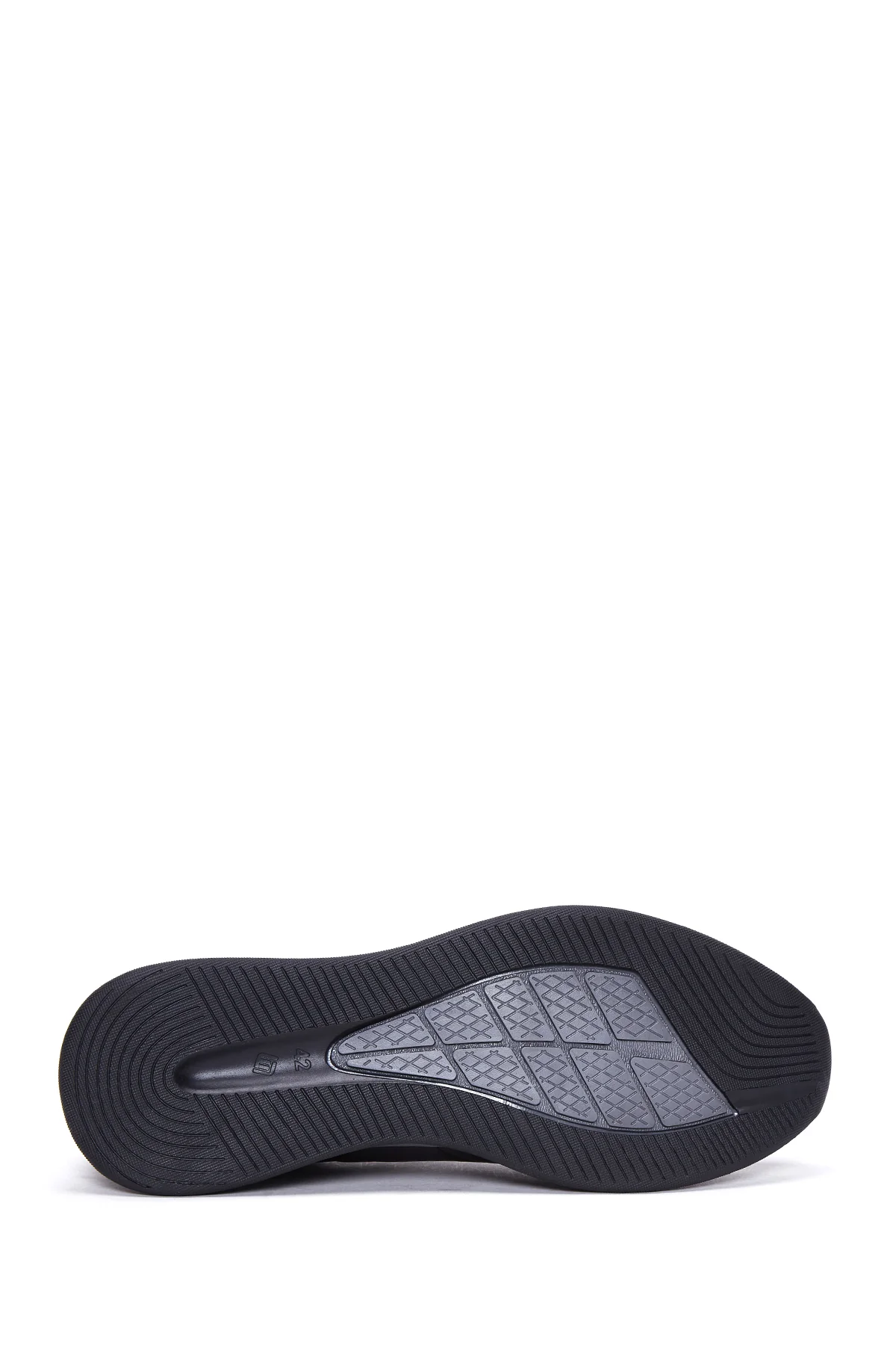 Erkek Siyah Deri Sneaker - Image 4