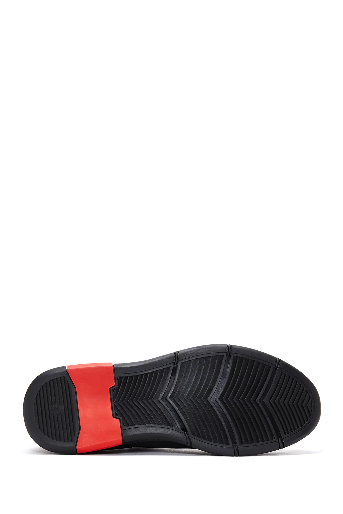 Erkek Siyah Deri Sneaker - Image 4