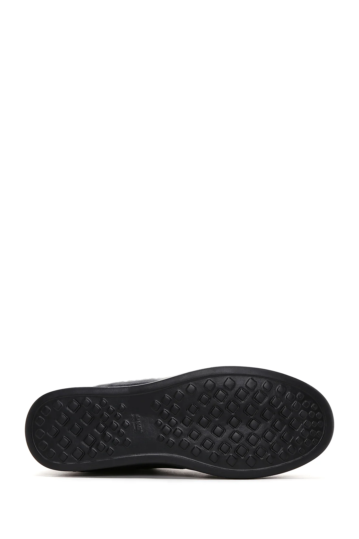Erkek Siyah Deri Sneaker - Image 4