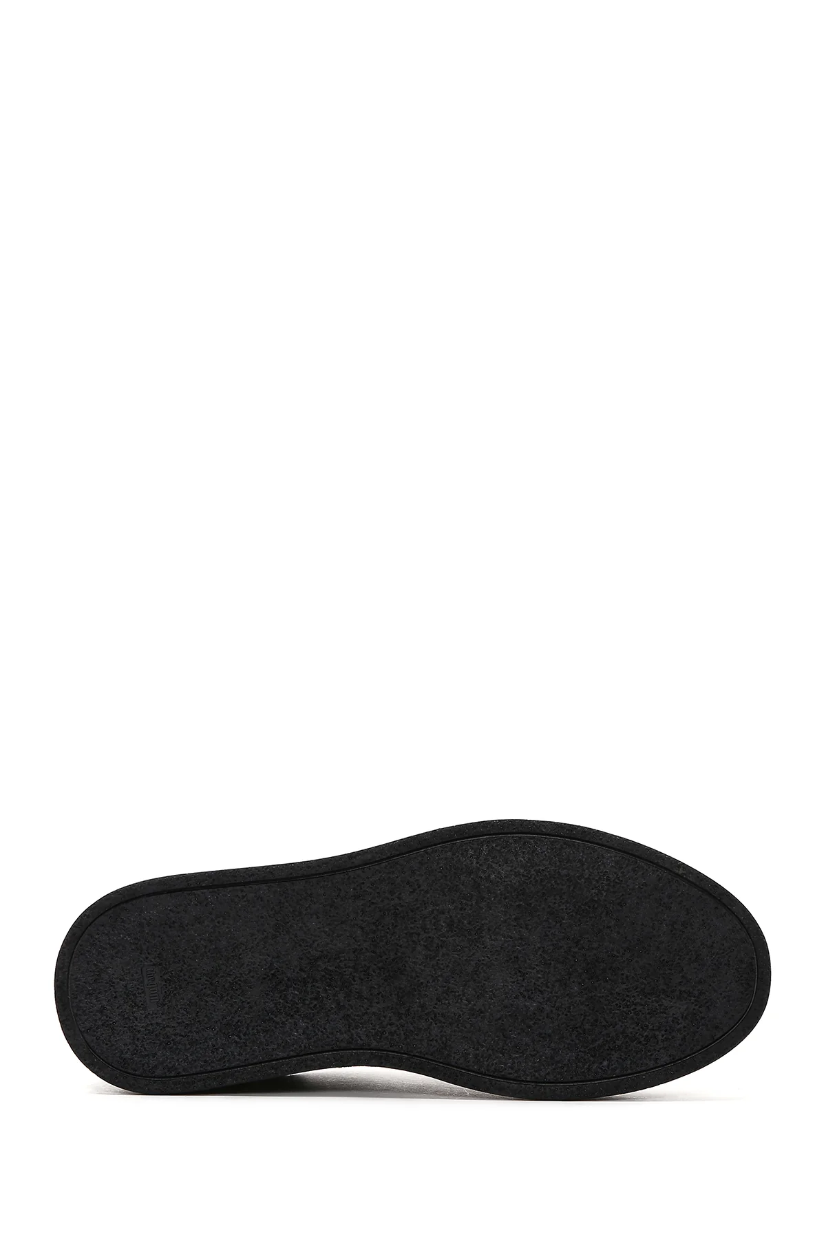 Erkek Siyah Deri Sneaker - Image 4