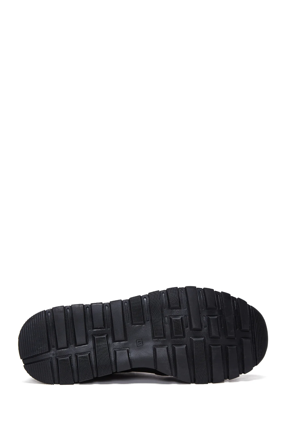 Erkek Siyah Deri Sneaker - Image 4