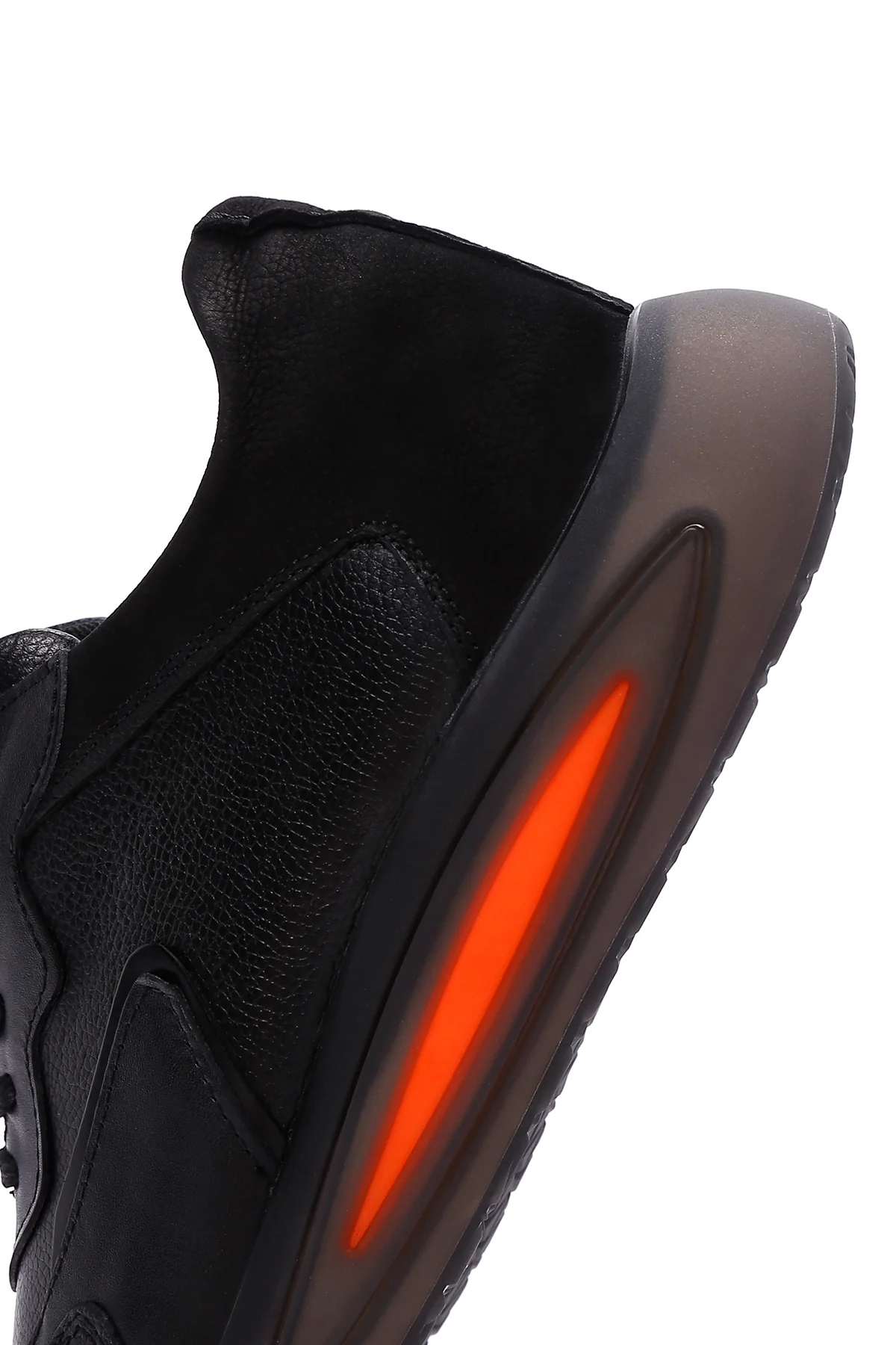 Erkek Siyah Deri Sneaker - Image 7