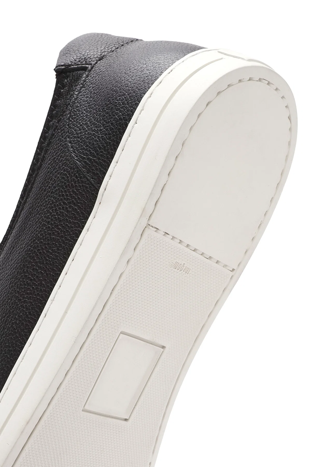 Erkek Siyah Deri Sneaker - Image 9