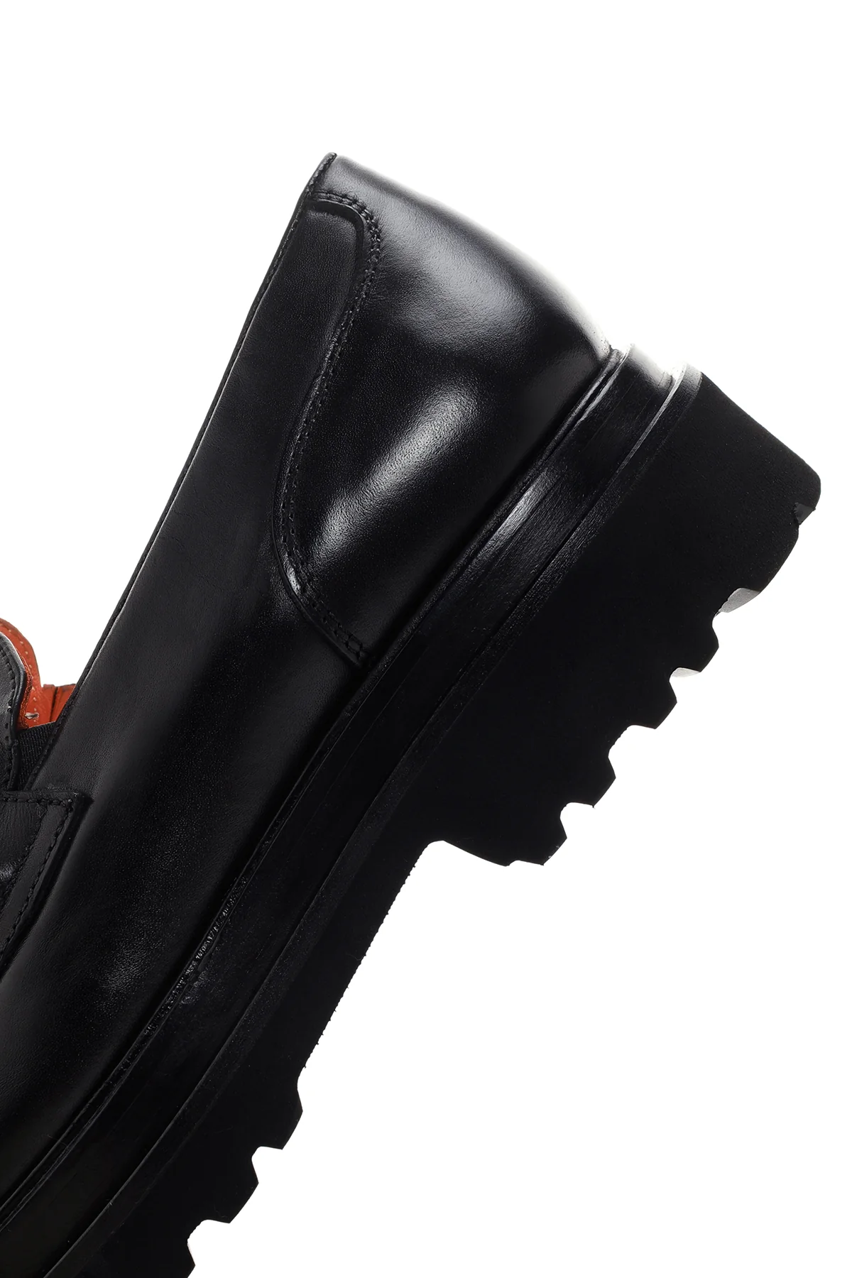 Erkek Siyah Deri Tokalı Casual Loafer - Image 7