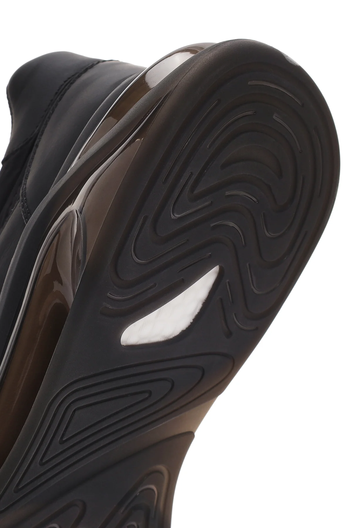 Erkek Siyah Kalın Tabanlı Bağcıklı Deri Sneaker - Image 9
