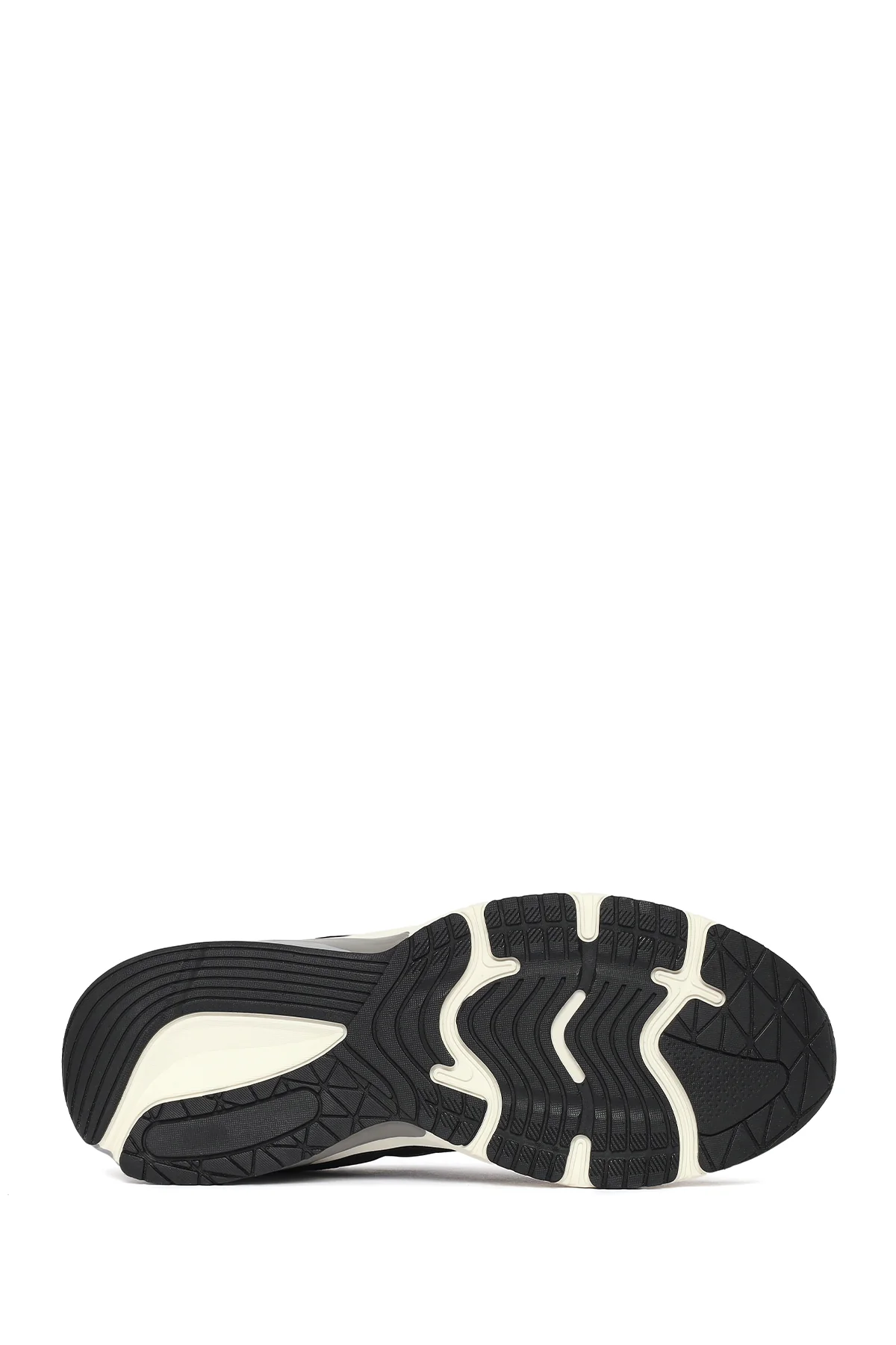 Erkek Siyah Kalın Tabanlı Bağcıklı Deri Sneaker - Image 5