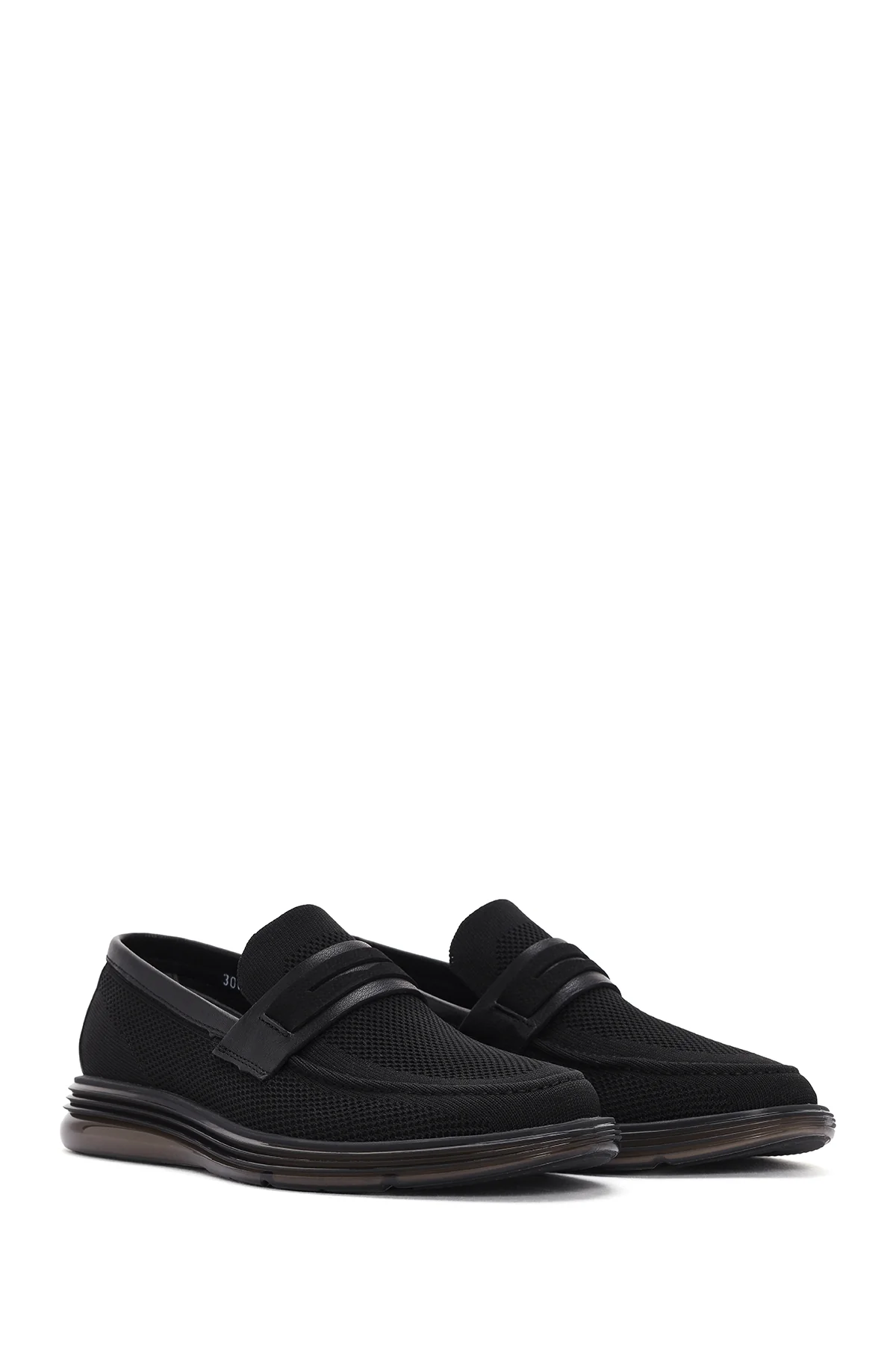 Erkek Siyah Kumaş Loafer - Image 3