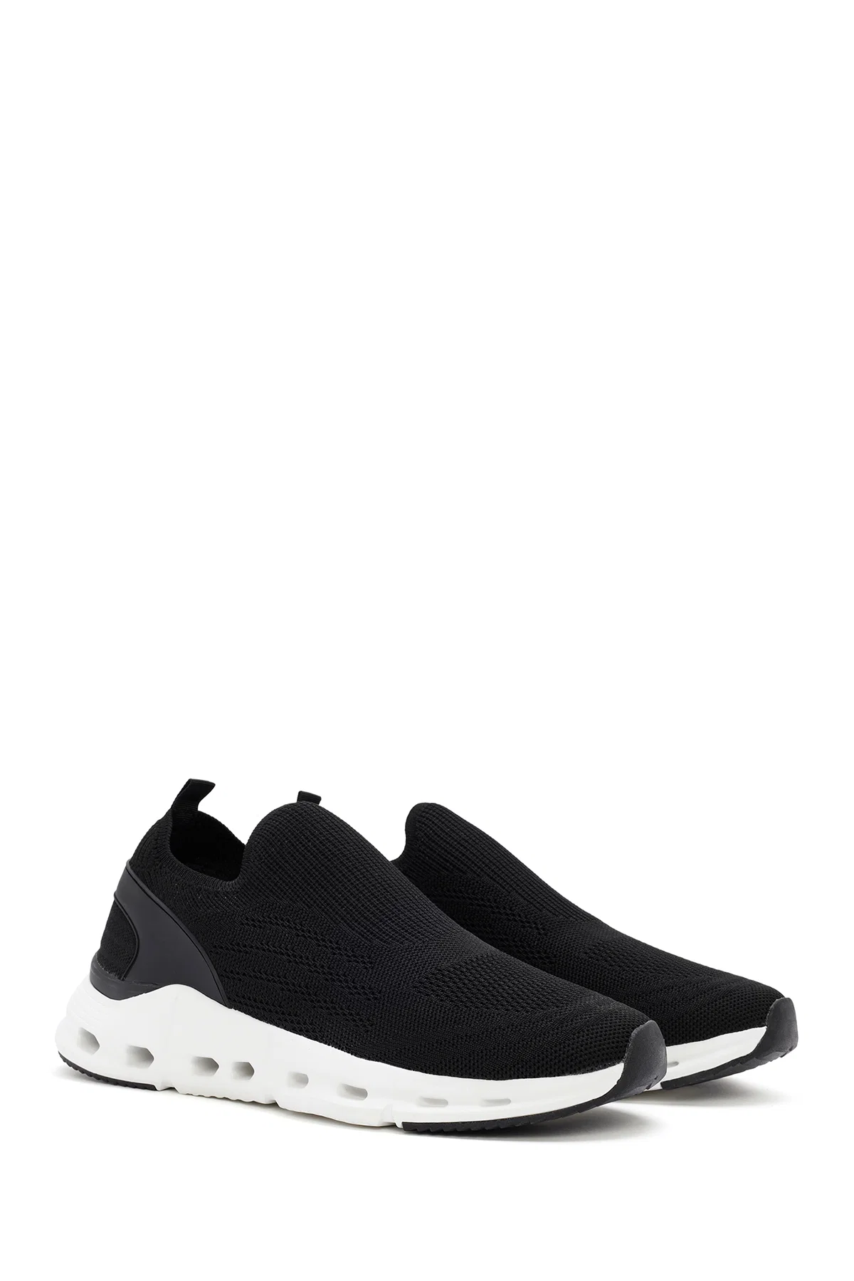 Erkek Siyah Kumaş Sneaker - Image 3