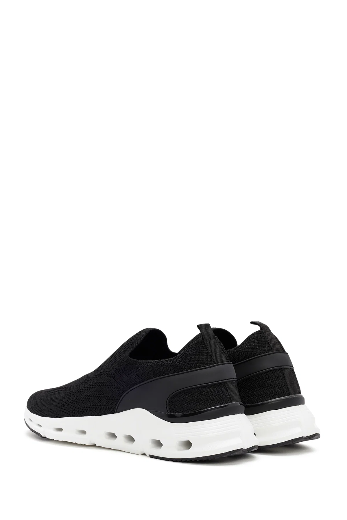 Erkek Siyah Kumaş Sneaker - Image 5