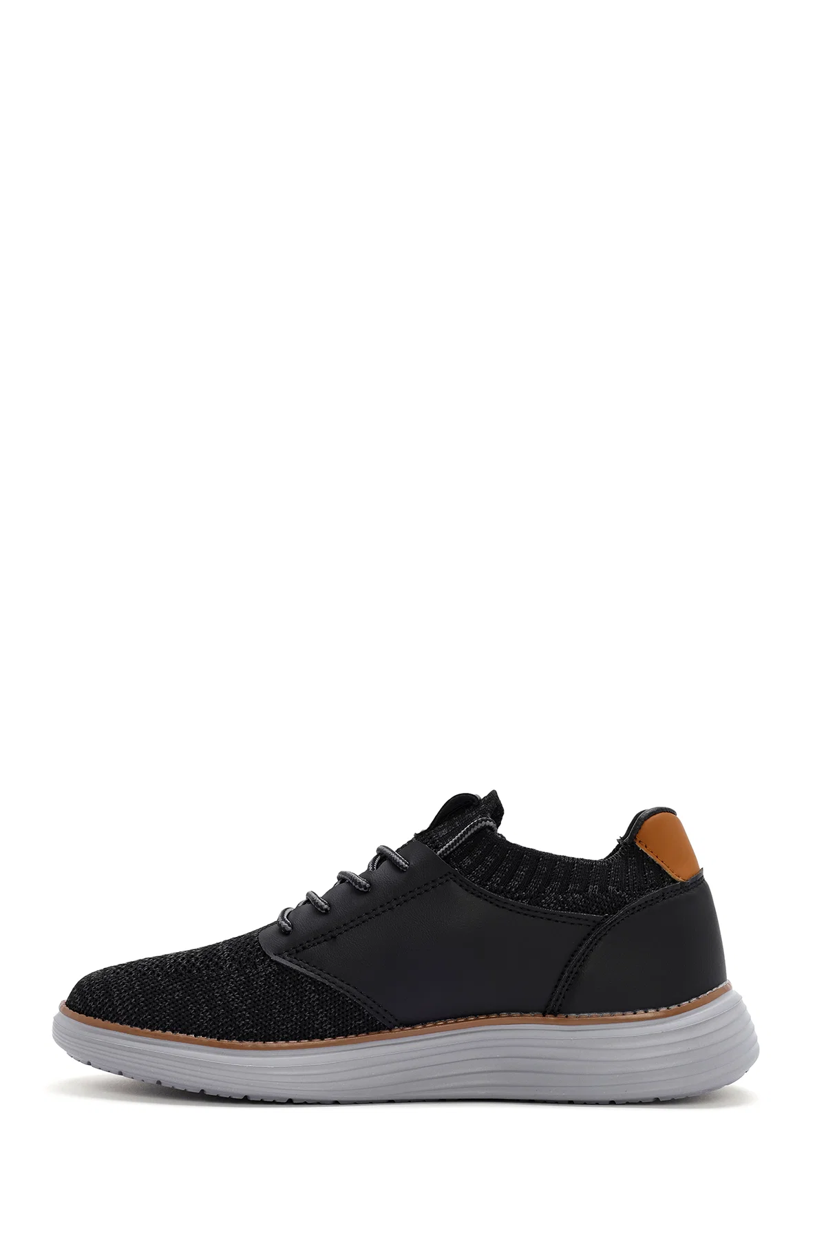 Erkek Siyah Kumaş Sneaker - Image 2