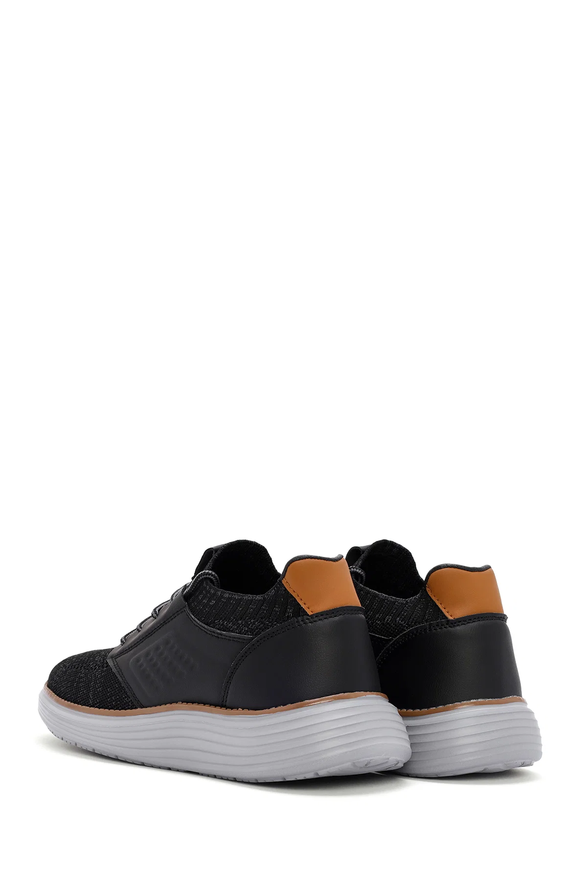 Erkek Siyah Kumaş Sneaker - Image 5