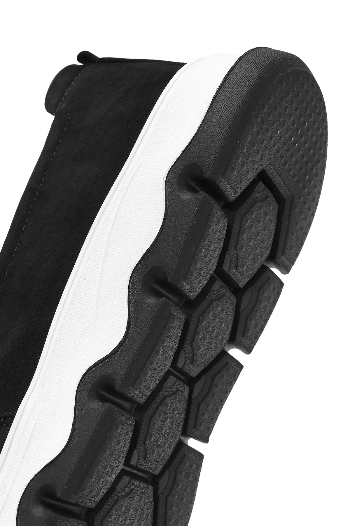 Erkek Siyah Nubuk Deri Comfort Loafer - Image 8