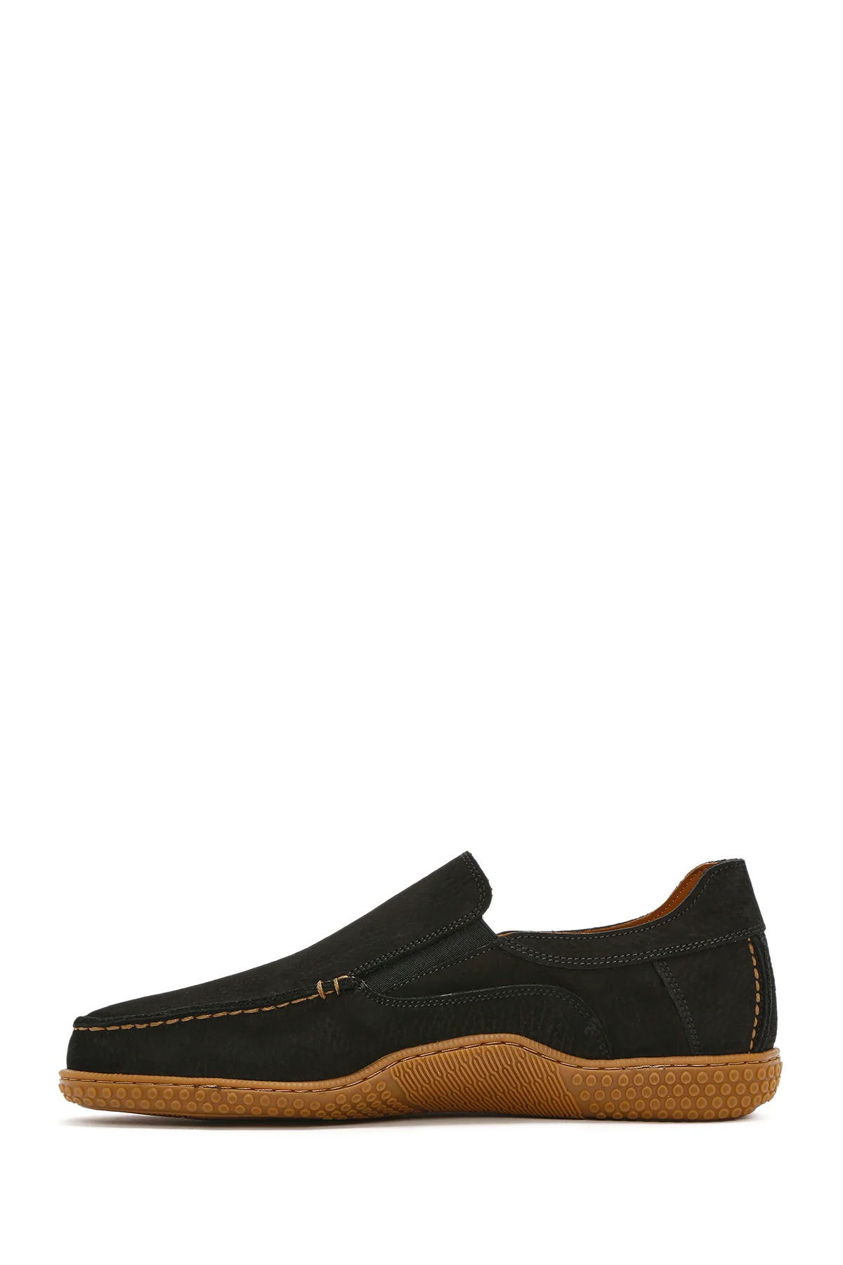 Erkek Siyah Nubuk Deri Comfort Loafer - Image 3