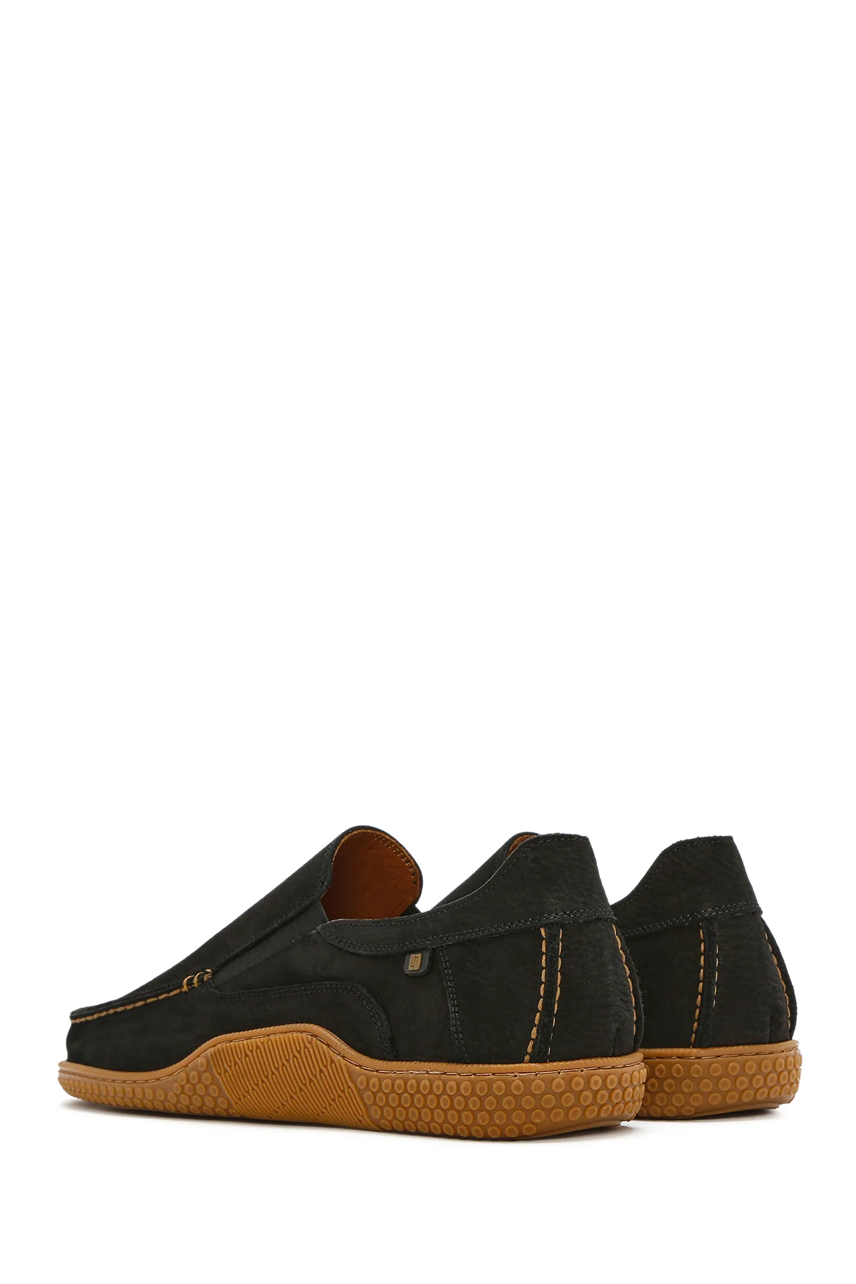 Erkek Siyah Nubuk Deri Comfort Loafer - Image 6