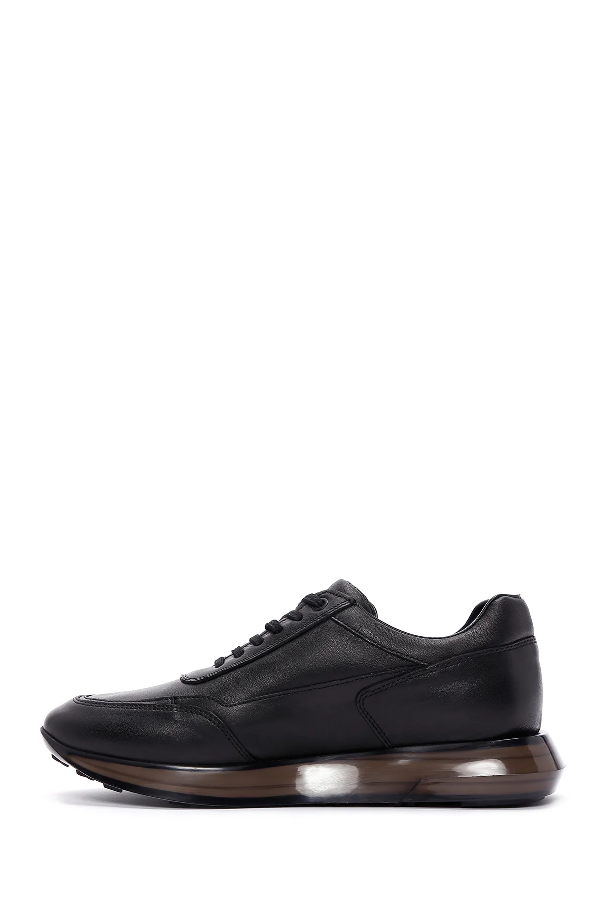 Erkek Siyah Nubuk Deri Sneaker - Image 2