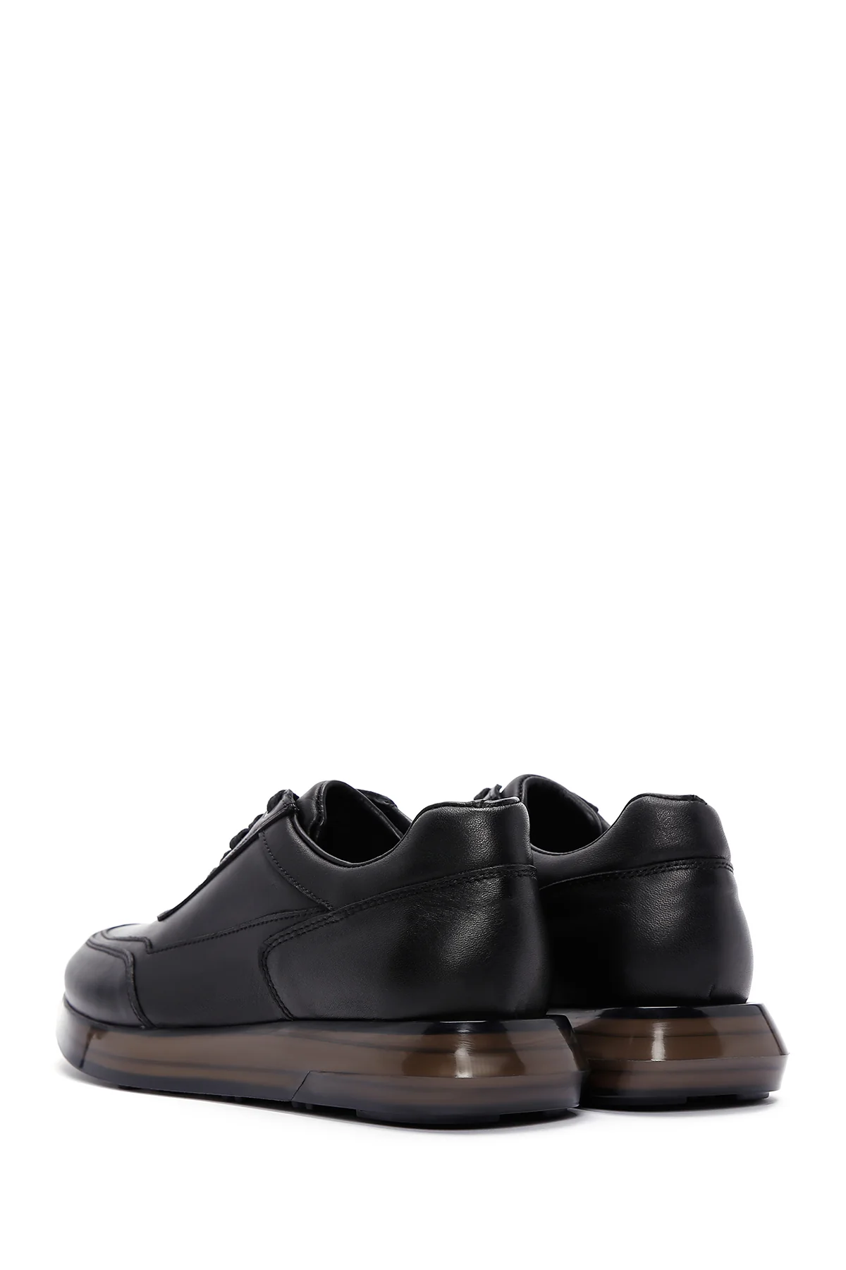 Erkek Siyah Nubuk Deri Sneaker - Image 5