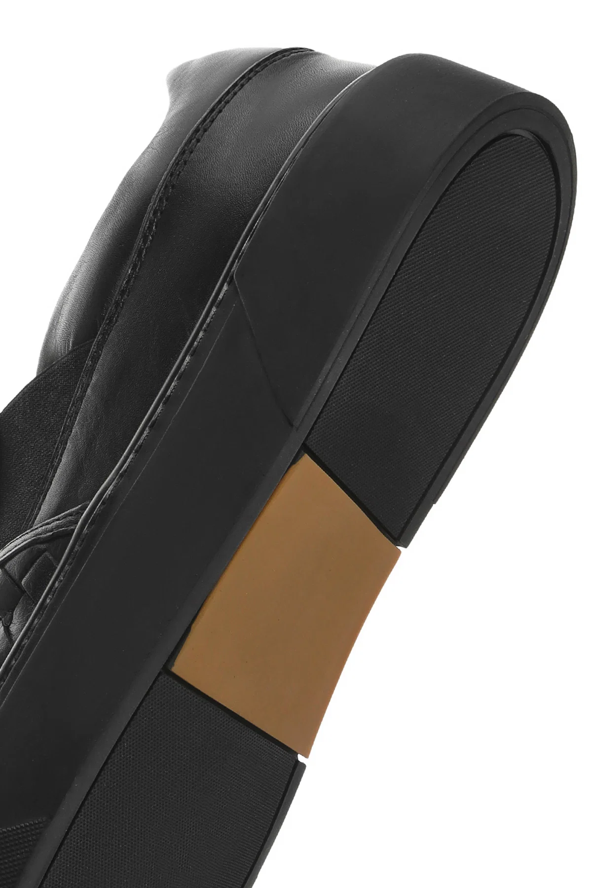 Erkek Siyah Örgü Deri Loafer - Image 8