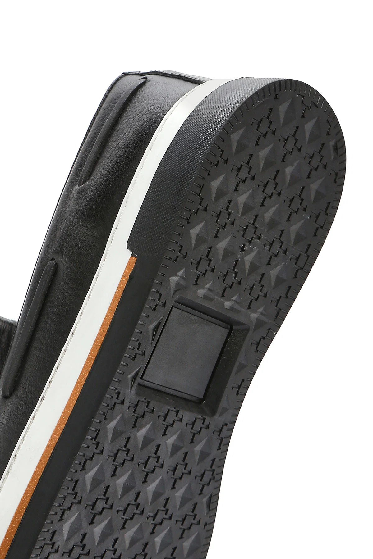 Erkek Siyah Püsküllü Deri Casual Loafer - Image 9