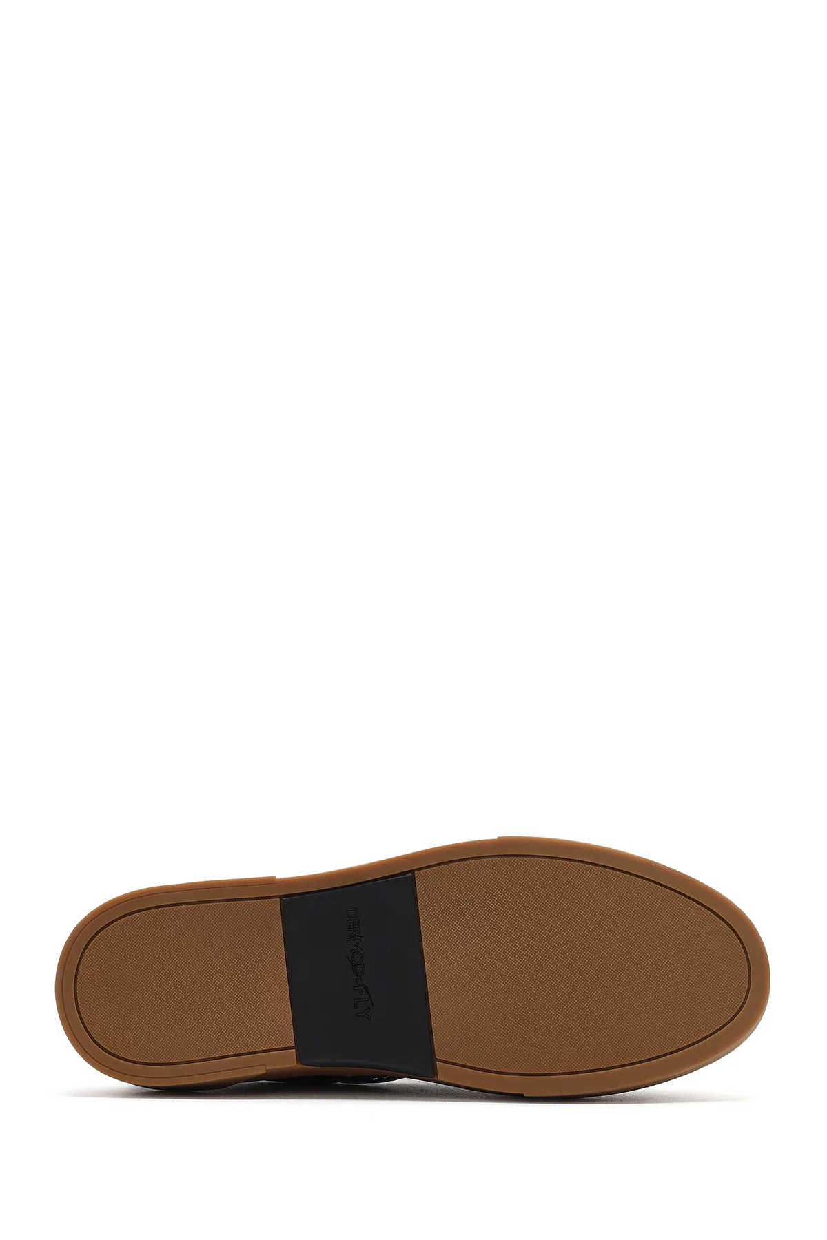 Erkek Siyah Püsküllü Deri Loafer - Image 4
