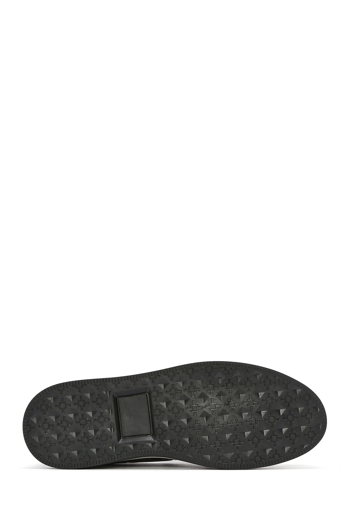 Erkek Siyah Püsküllü Kalın Tabanlı Deri Loafer - Image 5