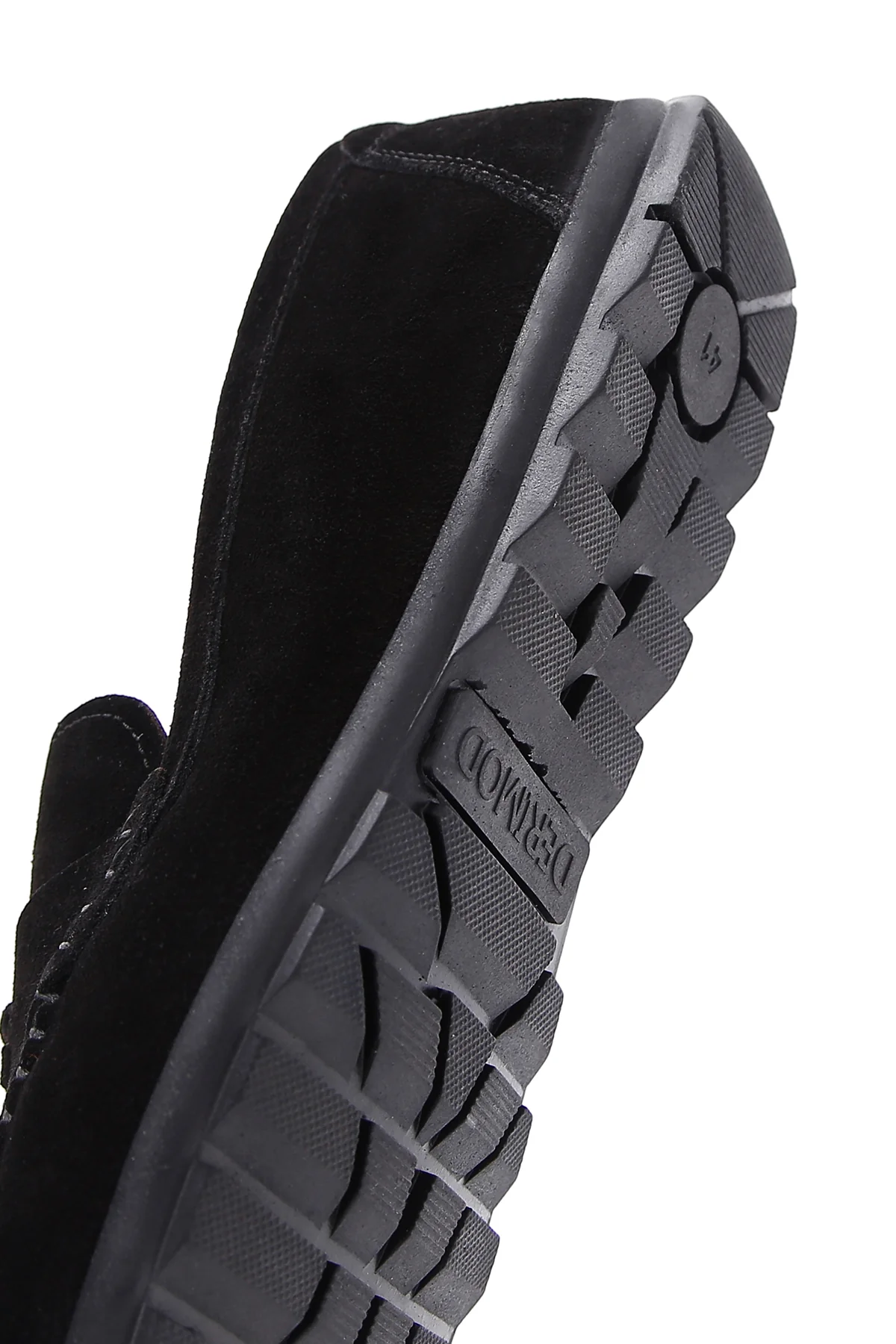 Erkek Siyah Püsküllü Süet Deri Casual Loafer - Image 8
