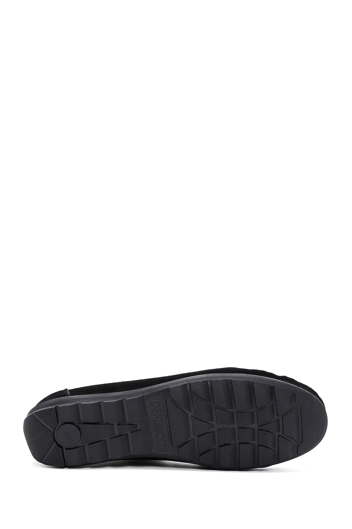 Erkek Siyah Püsküllü Süet Deri Loafer - Image 5