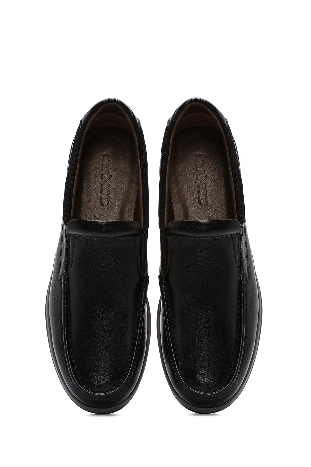 Erkek Siyah Rugan Deri Klasik Loafer - Image 7