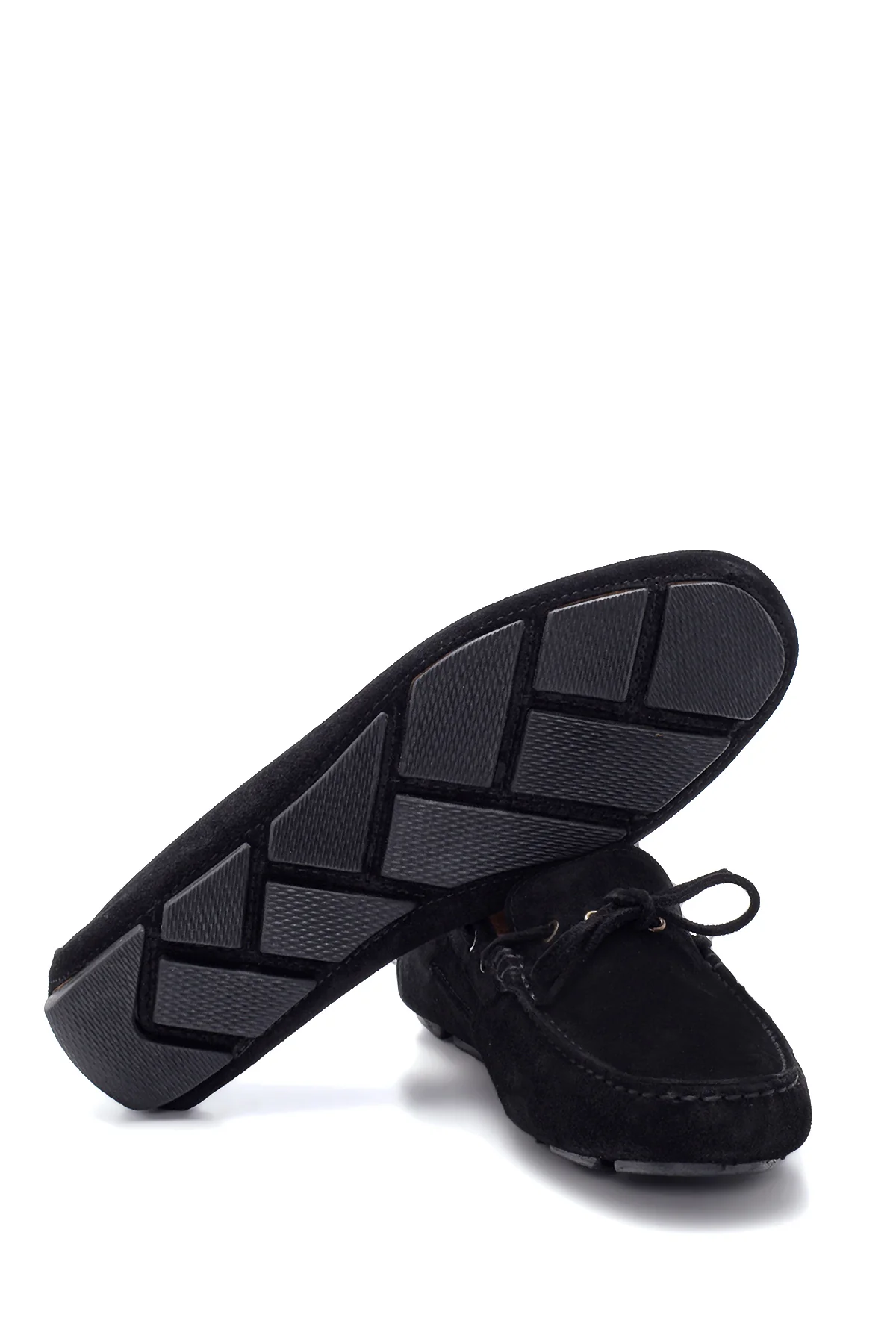 Erkek Siyah Süet Deri Casual Loafer - Image 4