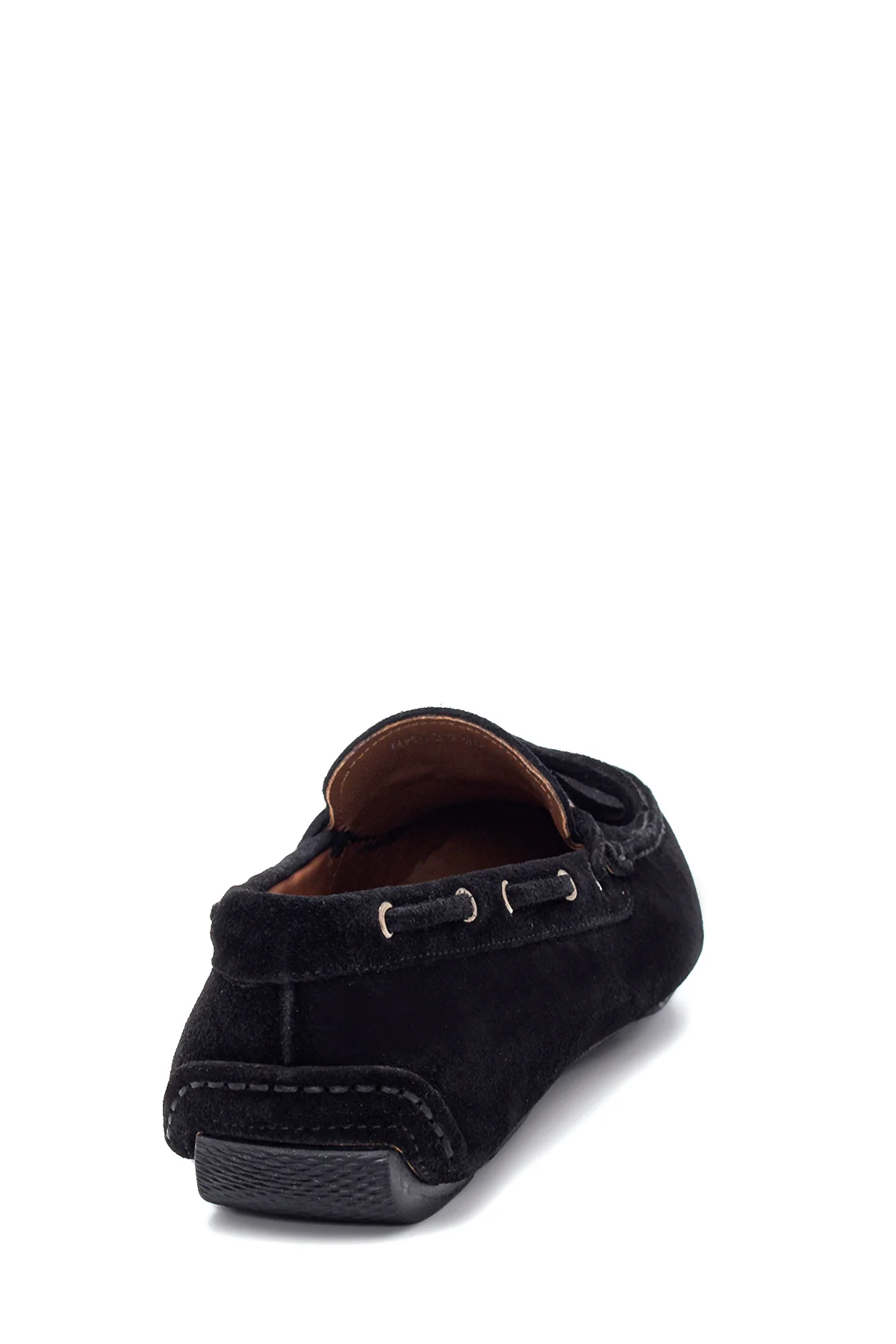 Erkek Siyah Süet Deri Casual Loafer - Image 5