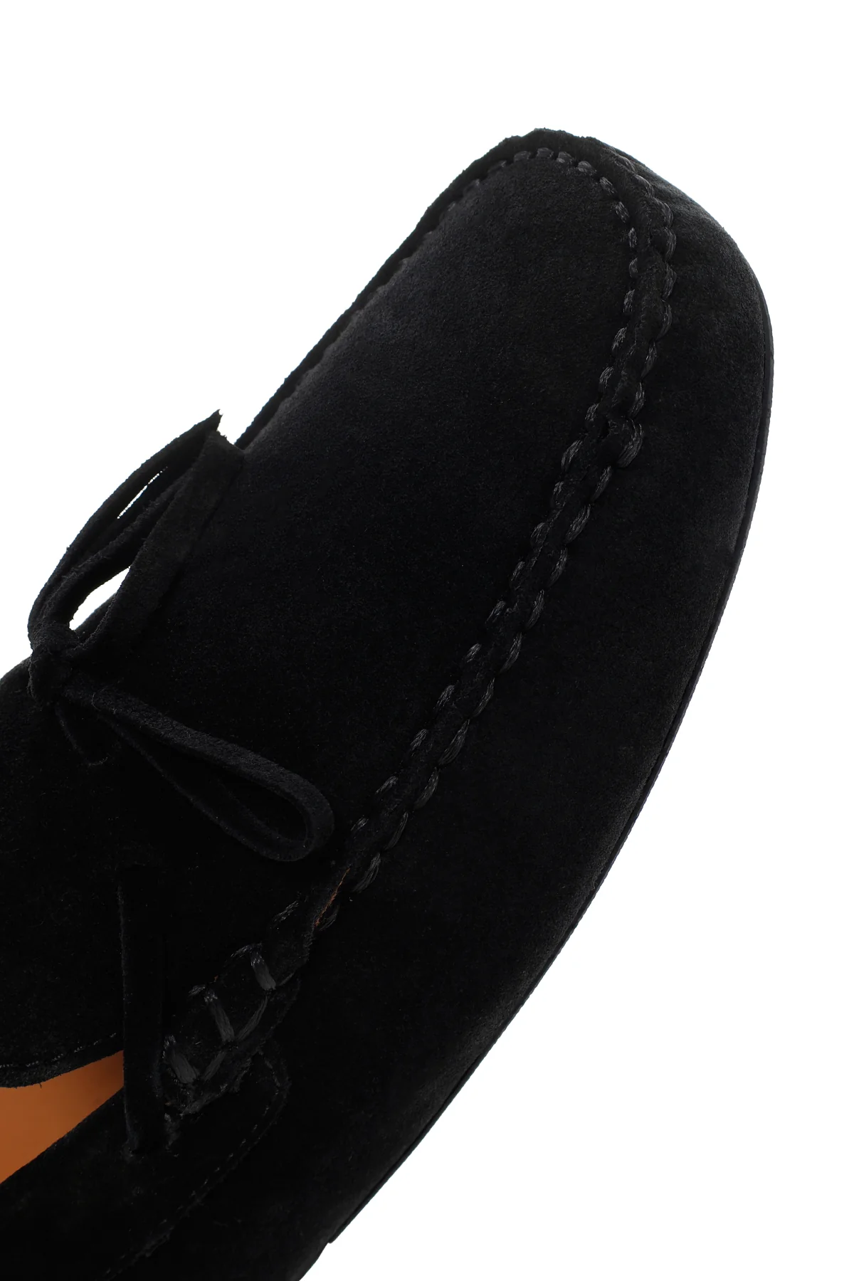 Erkek Siyah Süet Deri Casual Loafer - Image 9