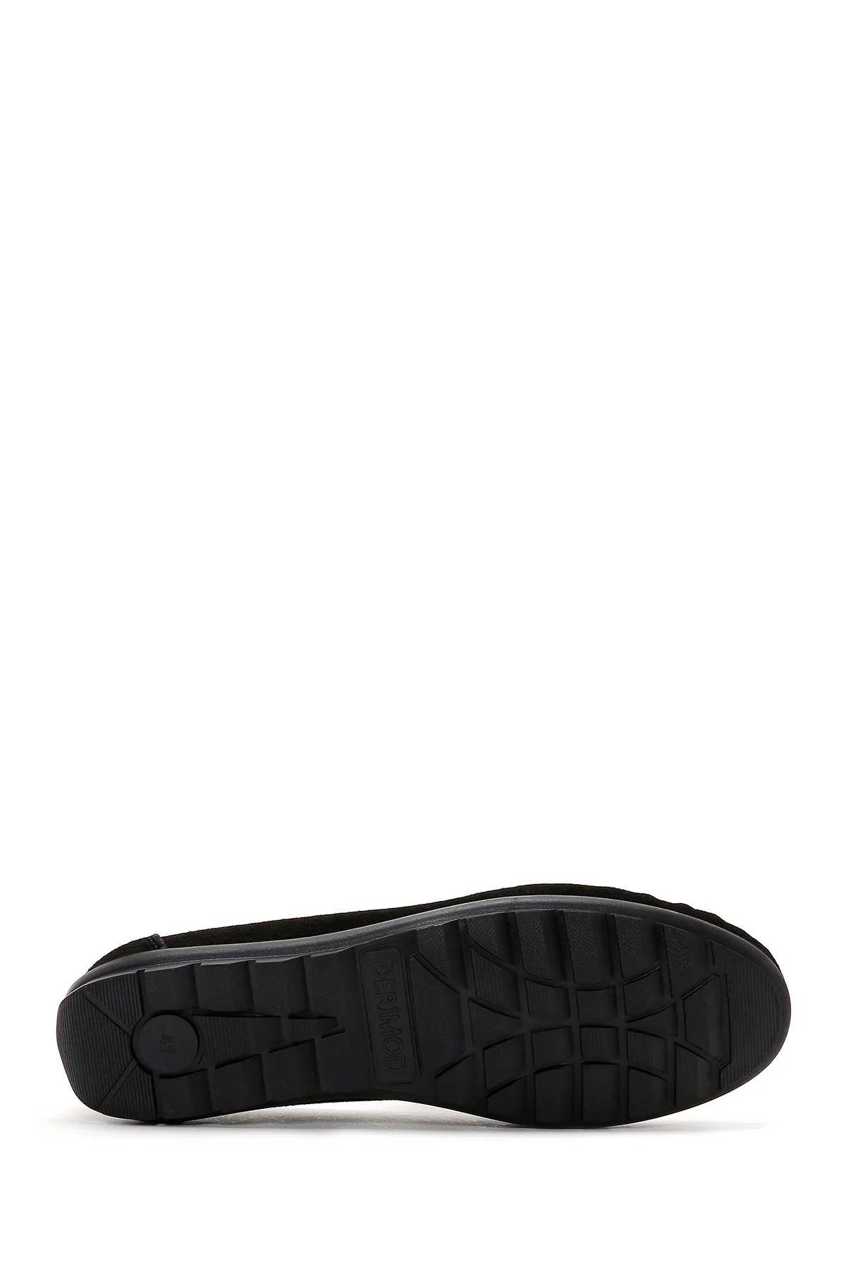 Erkek Siyah Süet Deri Casual Loafer - Image 4