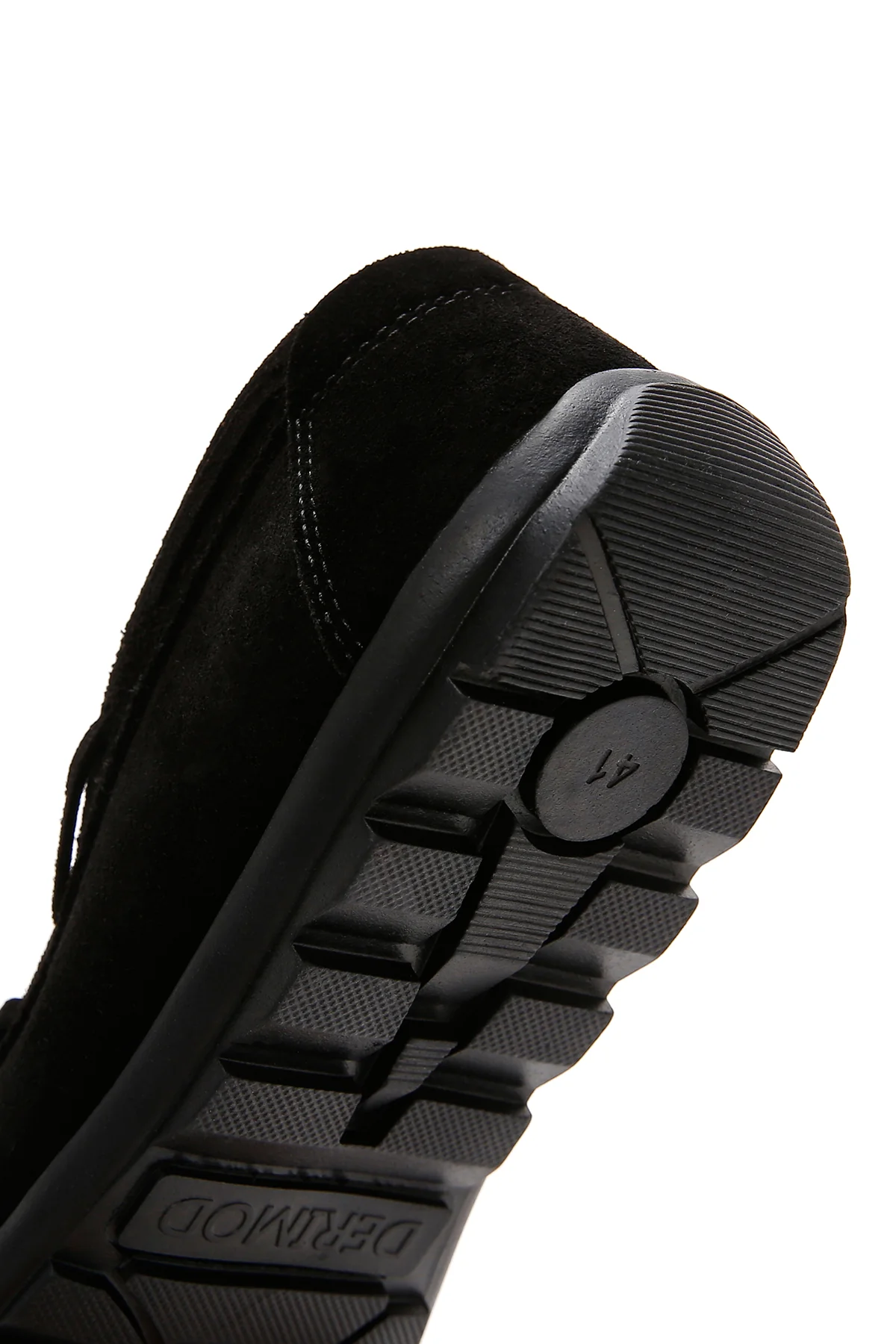 Erkek Siyah Süet Deri Casual Loafer - Image 7
