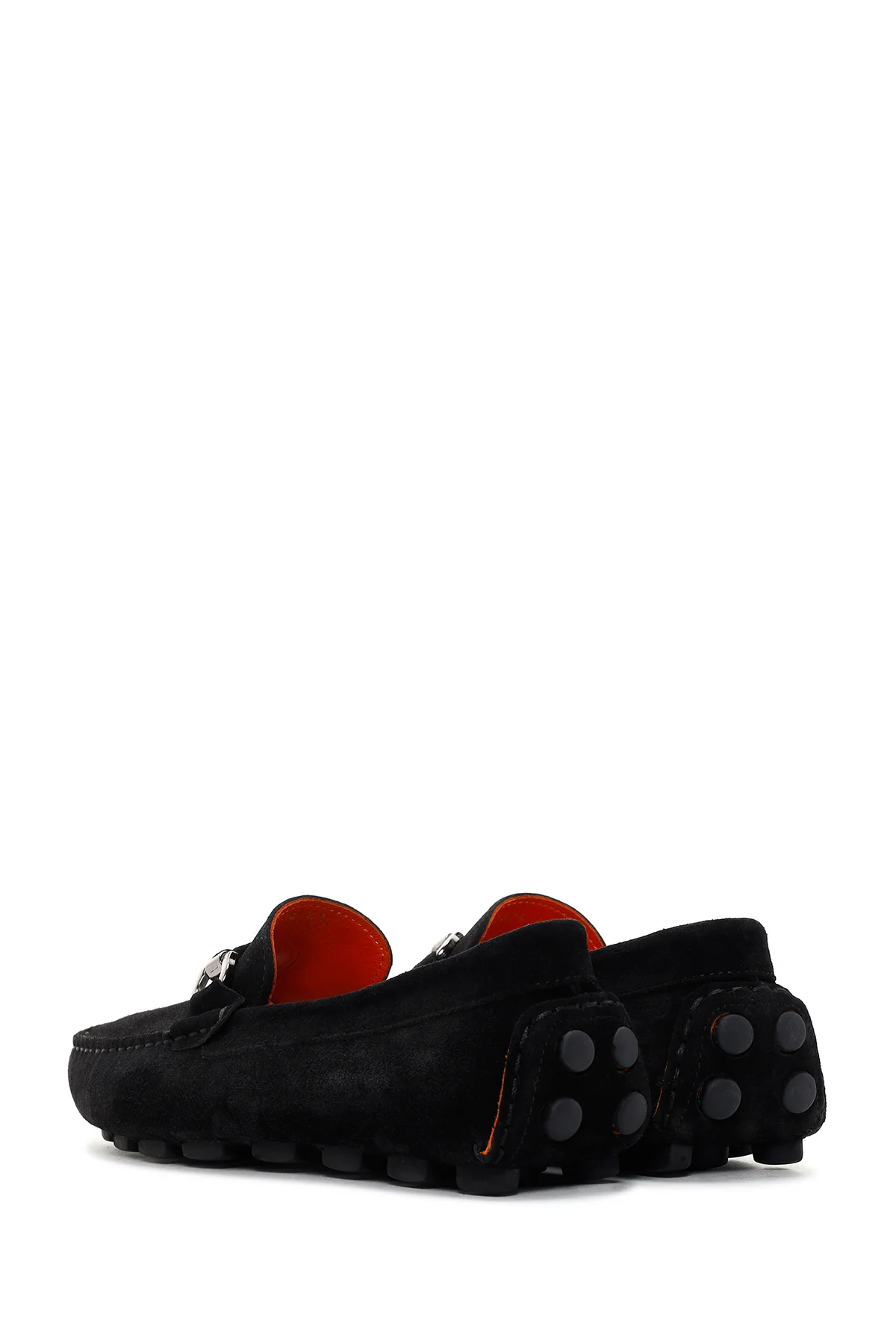 Erkek Siyah Süet Deri Loafer - Image 6