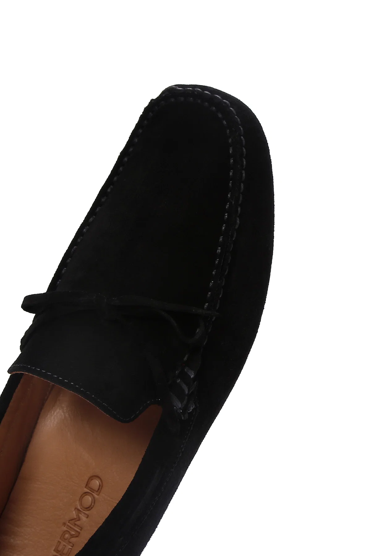 Erkek Siyah Süet Deri Loafer - Image 9