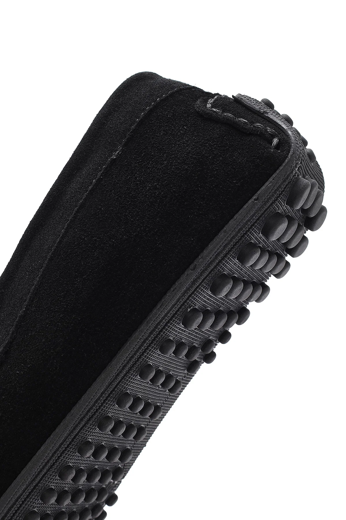 Erkek Siyah Süet Deri Loafer - Image 8