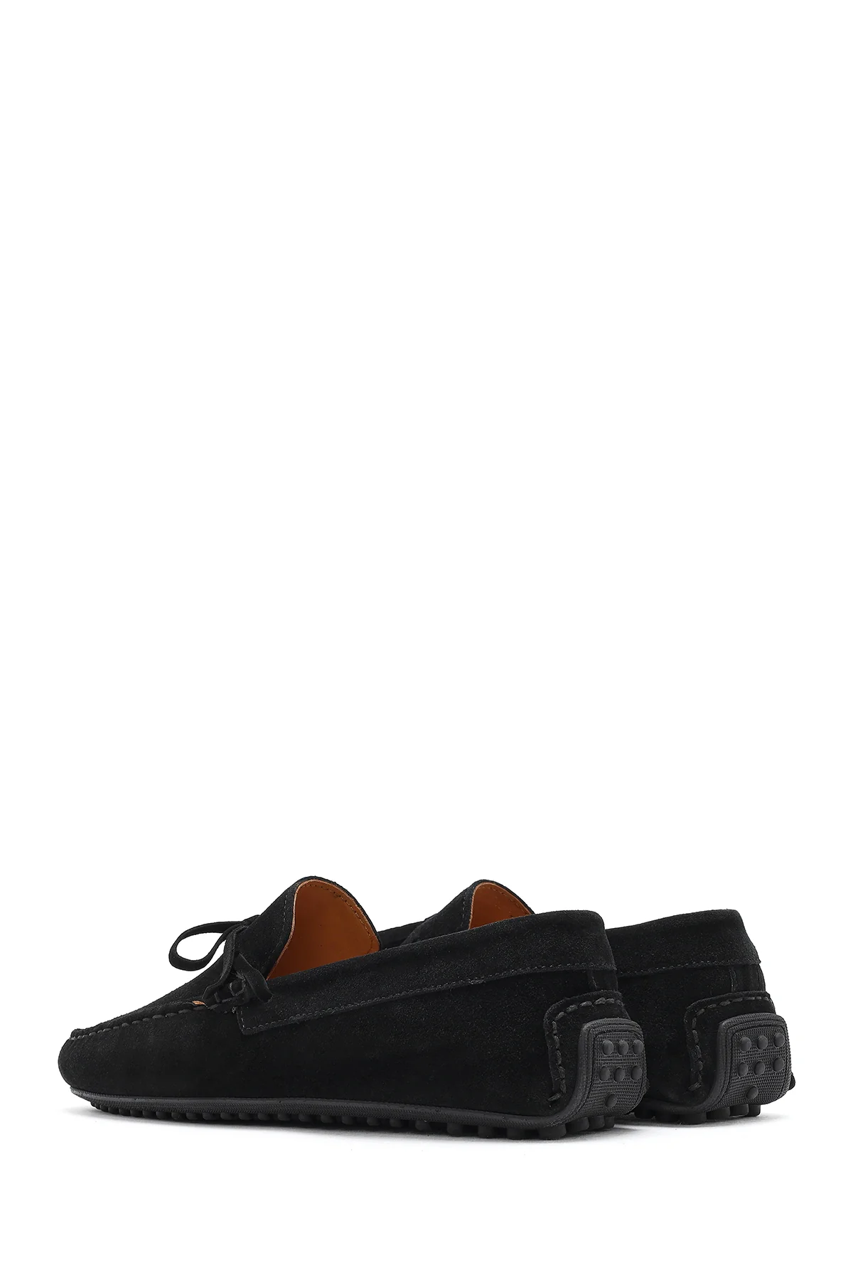 Erkek Siyah Süet Deri Loafer - Image 6