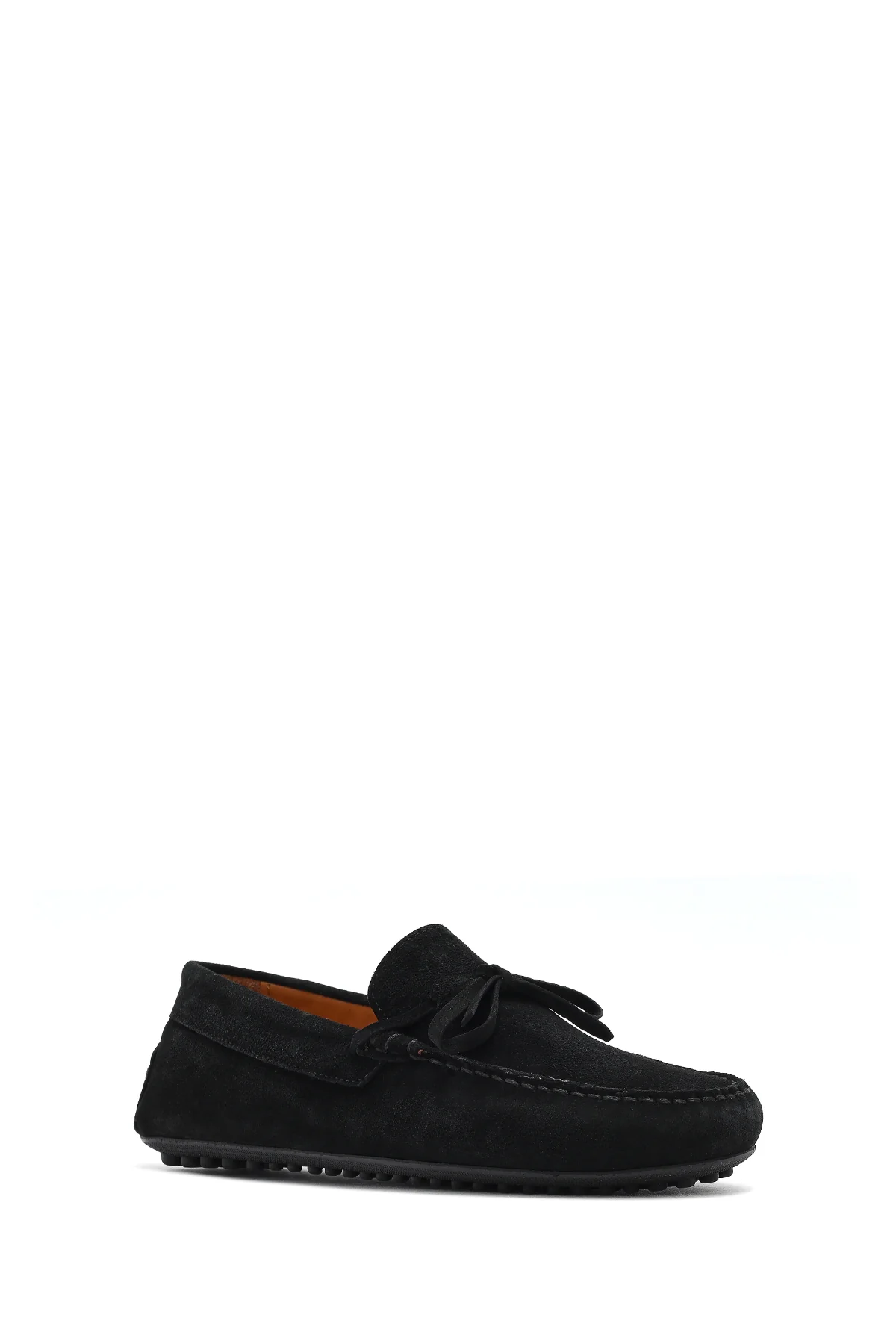 Erkek Siyah Süet Deri Loafer - Image 7